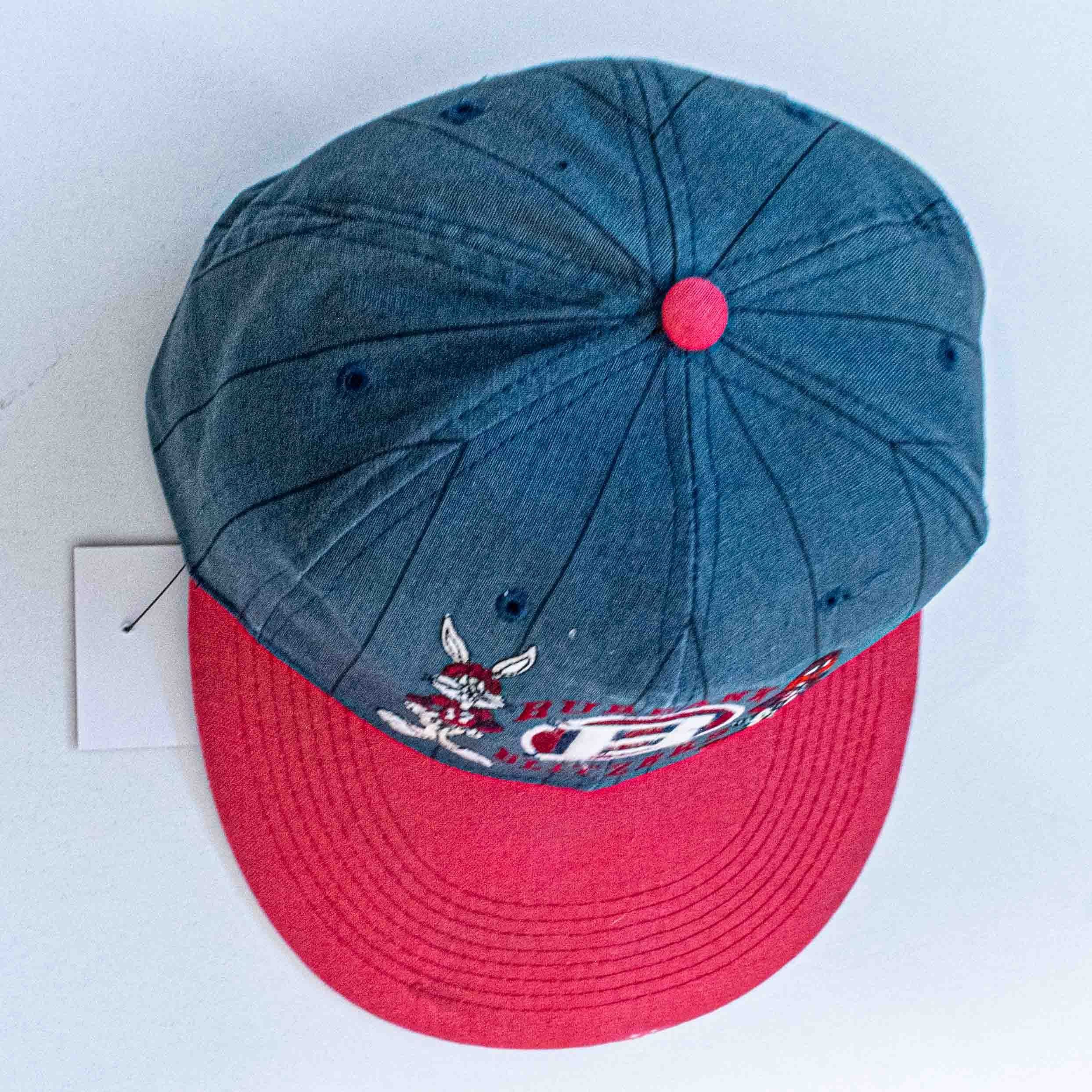 Vintage Looney Tunes Burbank Blitzers Bugs Daffy Pinstripe Snapback Size ONE SIZE - 8 Thumbnail