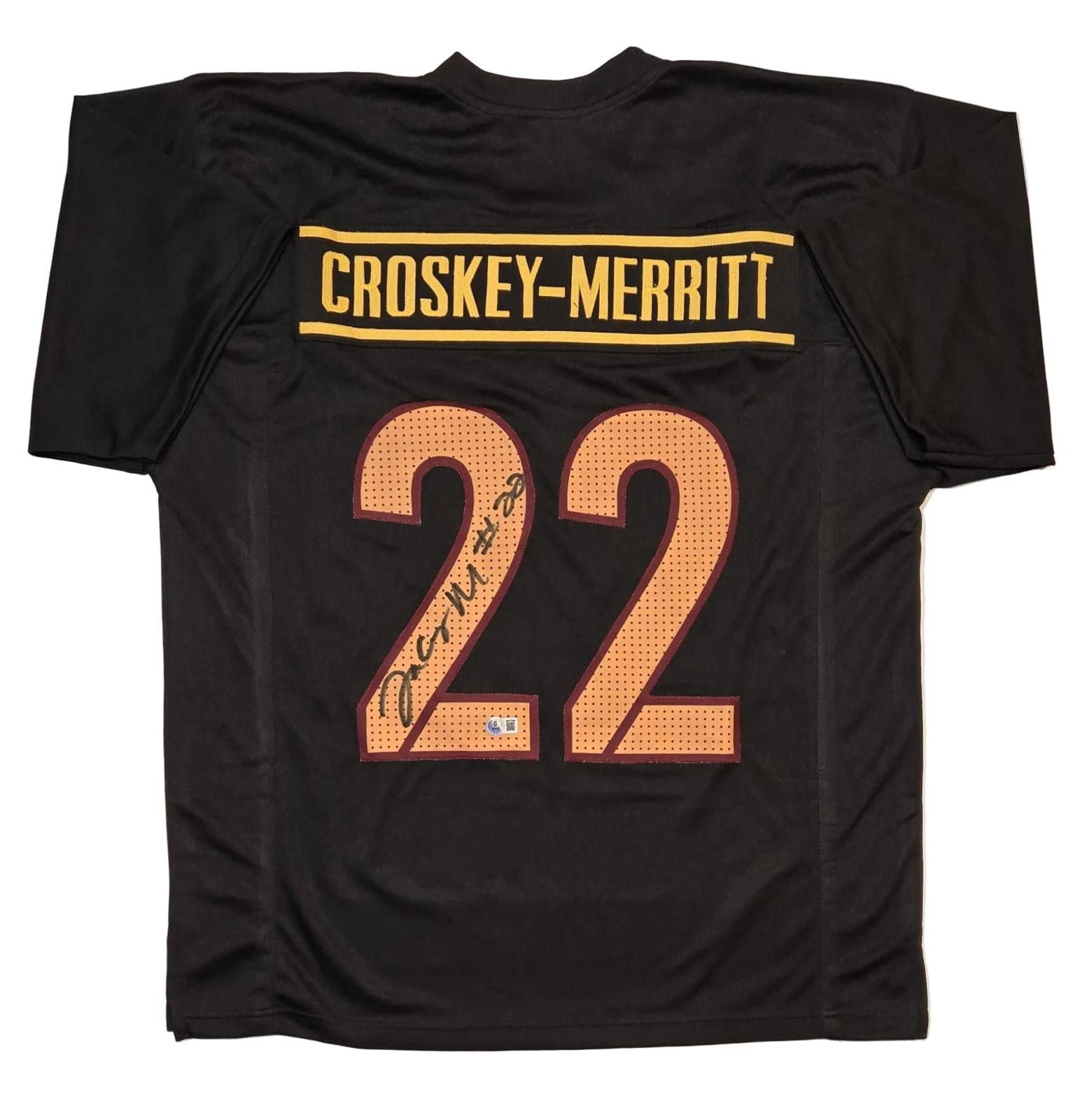 Other Jacory Croskey-Merritt Signed Football Jersey Hologram (XL) Size ONE SIZE - 2 Thumbnail
