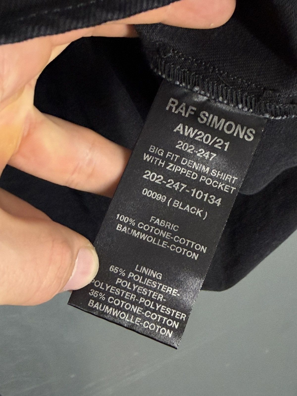 Raf Simons Raf Simons AW20-21 Life On Mars Patch Denim Overshot Size US S / EU 44-46 / 1 - 12 Thumbnail