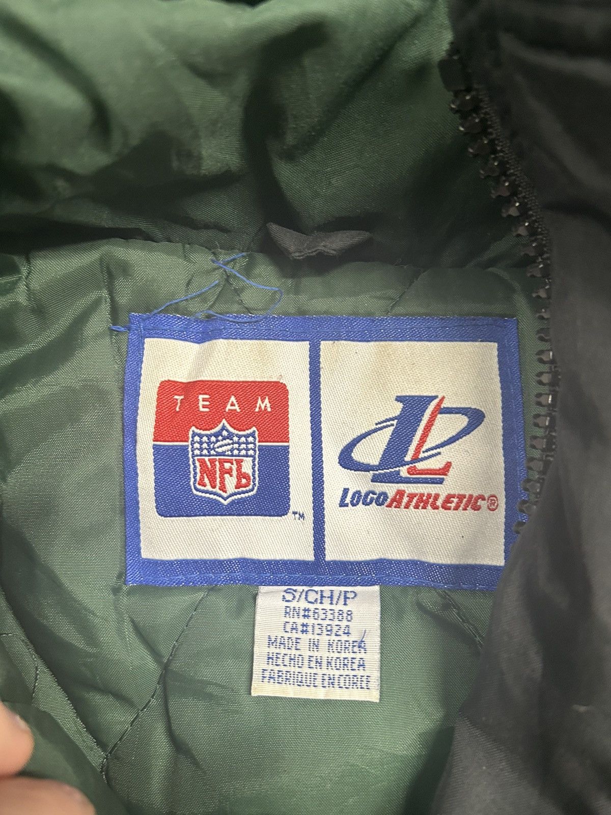 Logo Athletic × NFL × Vintage Crazy Vintage 90s New York Jets Puffer Jacket Starter NFL Size US S / EU 44-46 / 1 - 4 Thumbnail