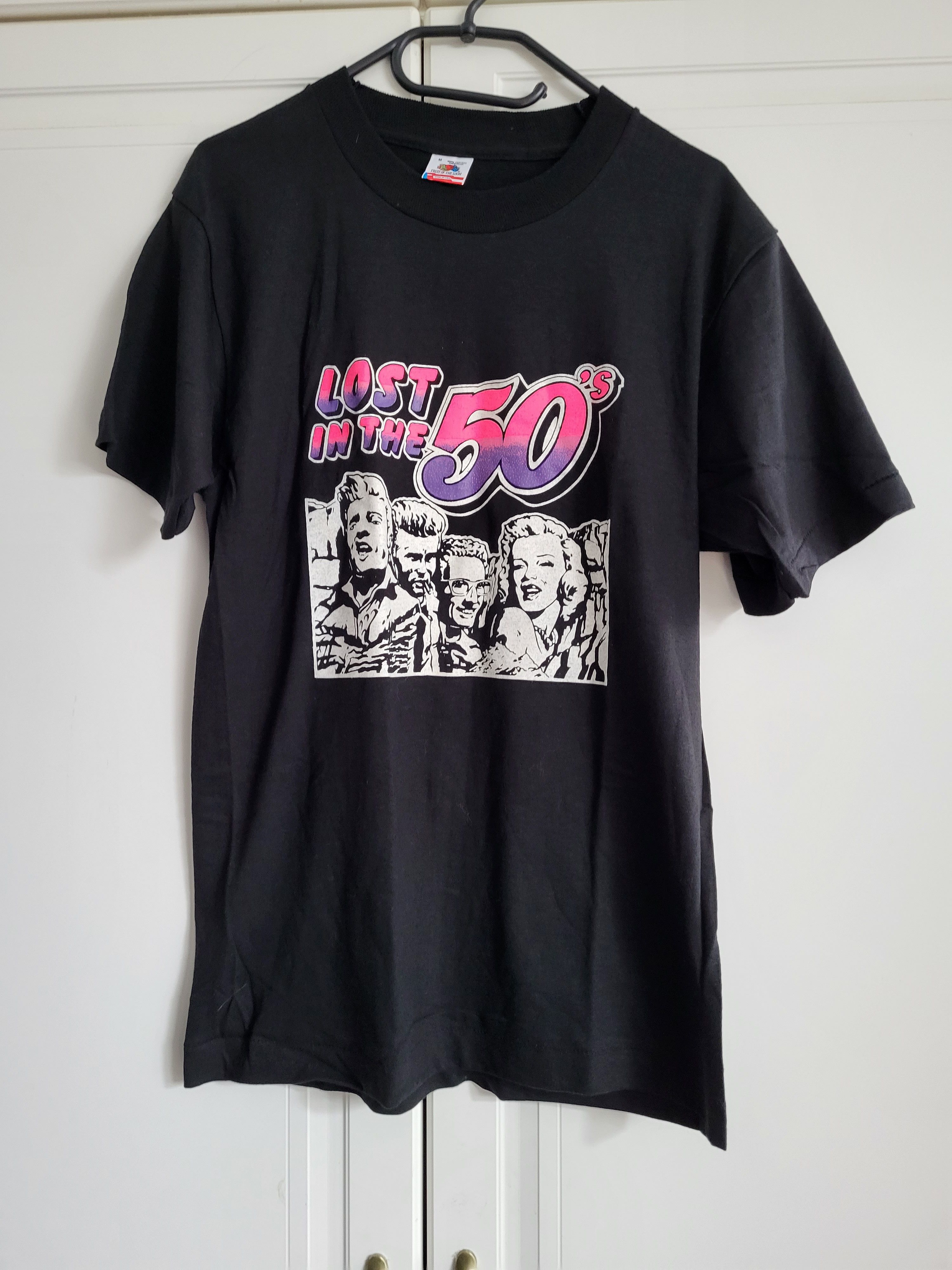 Fruit Of The Loom vintage 90s FOTL single stitch t-shirt Lost in 50s Size US M / EU 48-50 / 2 - 1 Thumbnail
