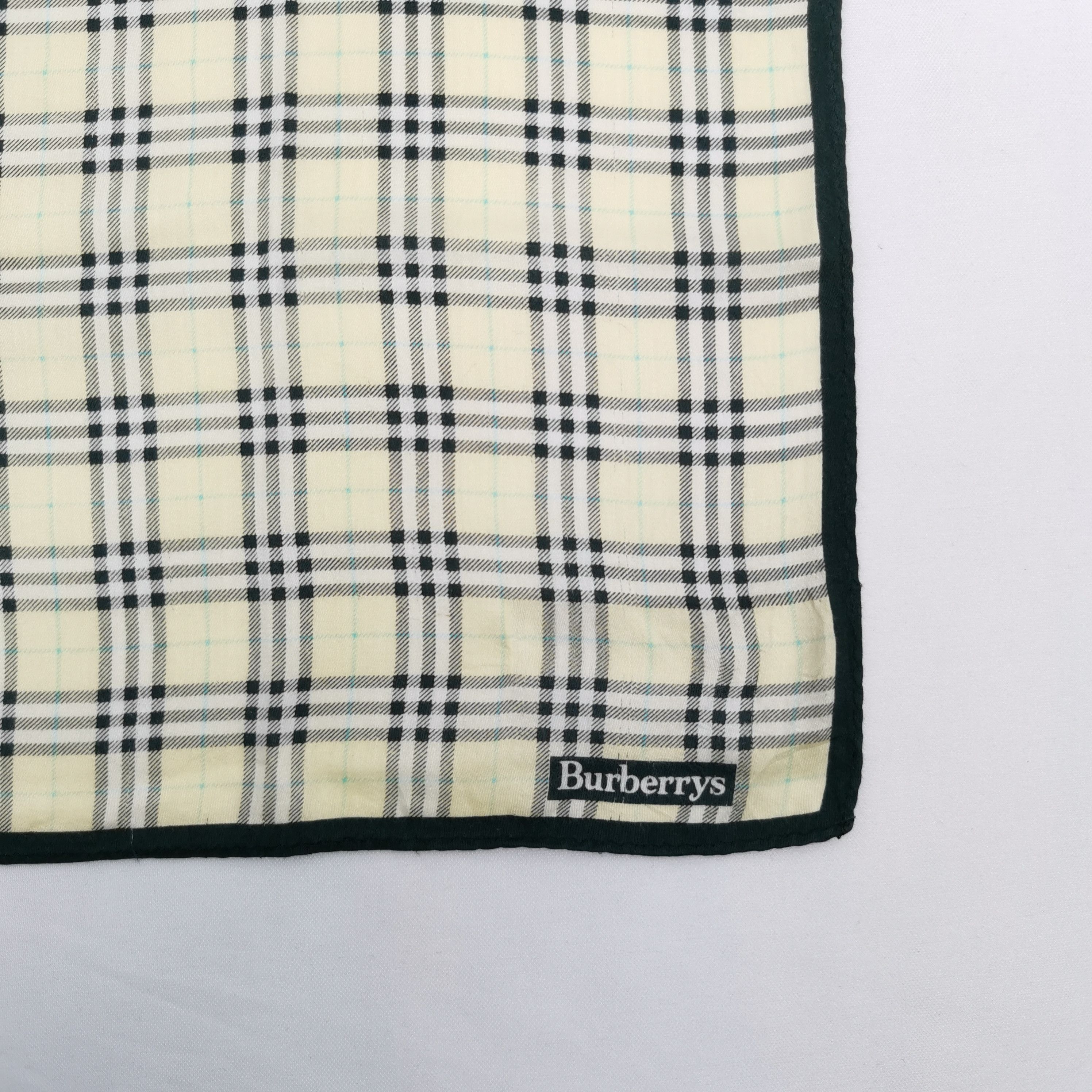 Burberry Vintage Burberry Handkerchief Bandana Pocket Square Size ONE SIZE - 3 Thumbnail