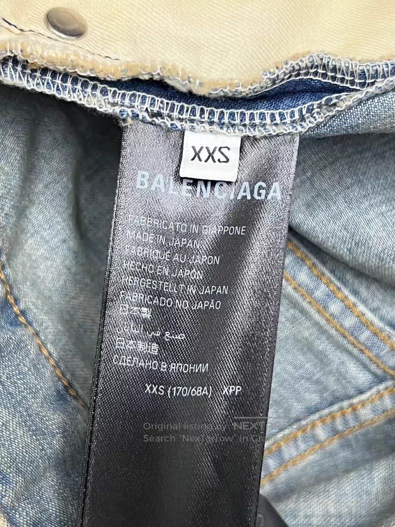 Balenciaga Balenciaga size XXS Distressed Denim Jeans Size US 27 - 4 Thumbnail