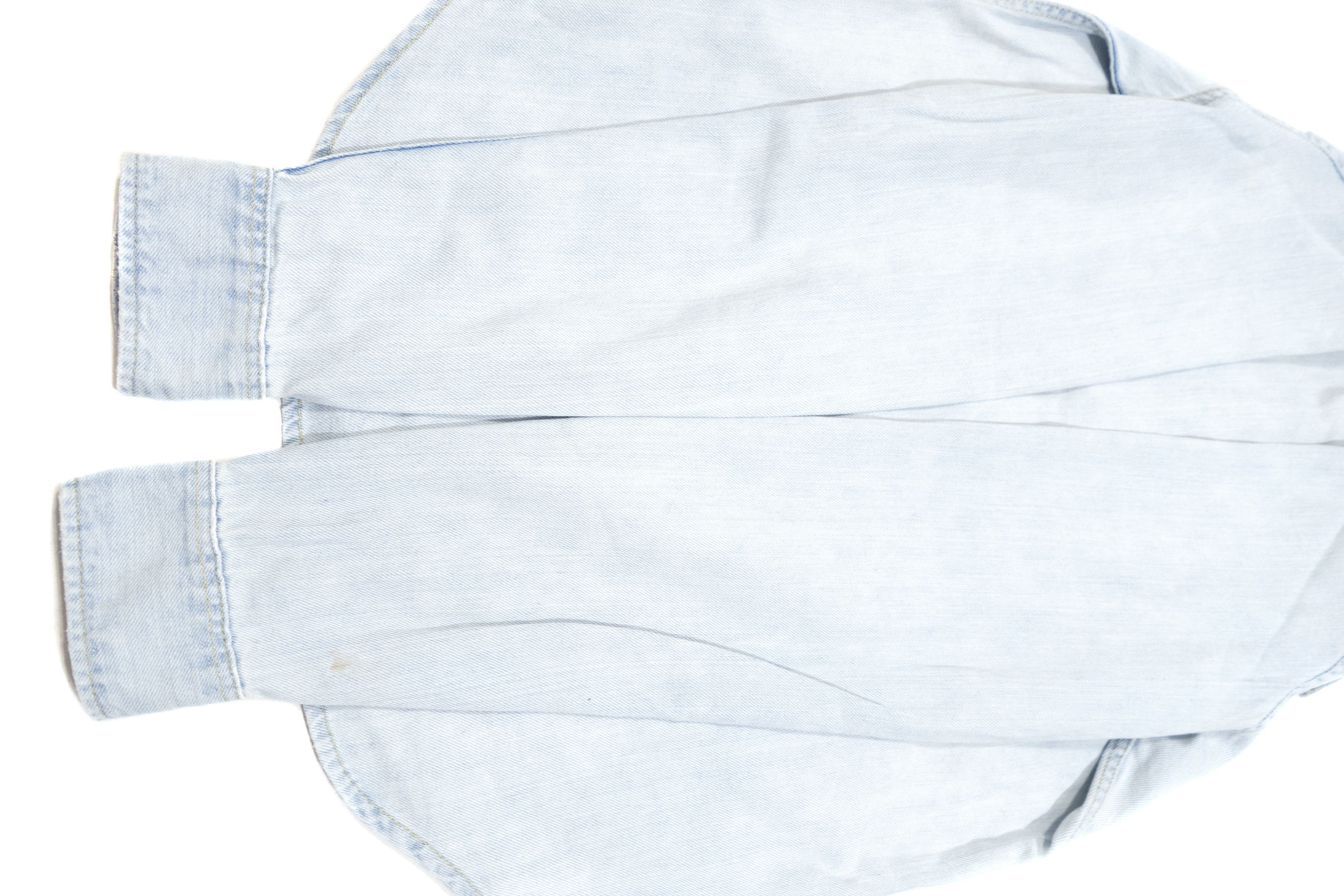 Burberry Brit Western Light Blue Washed Denim Shirt Size US S / EU 44-46 / 1 - 6 Thumbnail