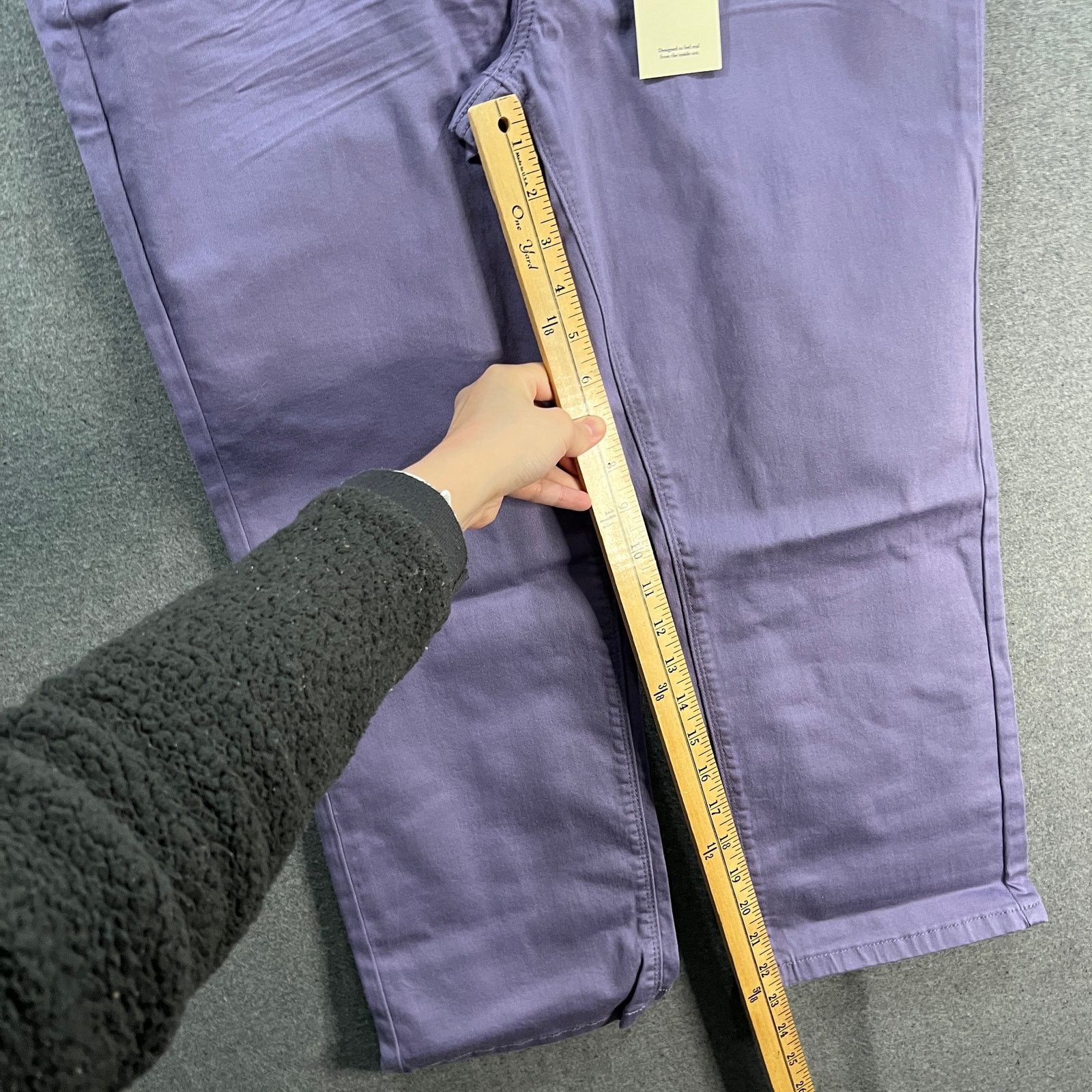 Other Laurie Felt Petite Wave Denim 5-Pocket Crop Straight Size 36" / US 14 / IT 50 - 6 Thumbnail