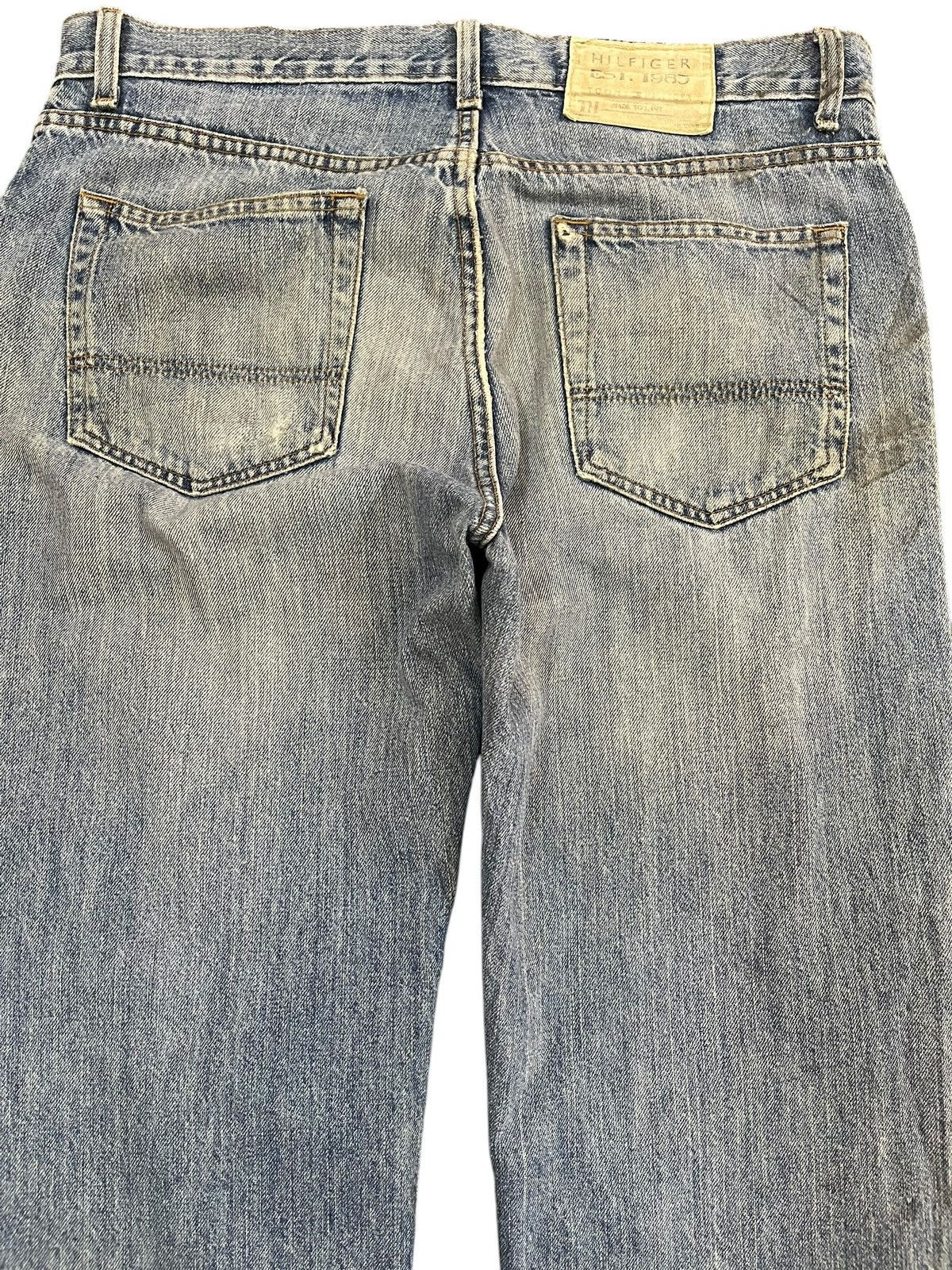 Tommy Hilfiger Vintage Tommy Hilfigier Faded Distressed Denim Size US 36 / EU 52 - 9 Thumbnail
