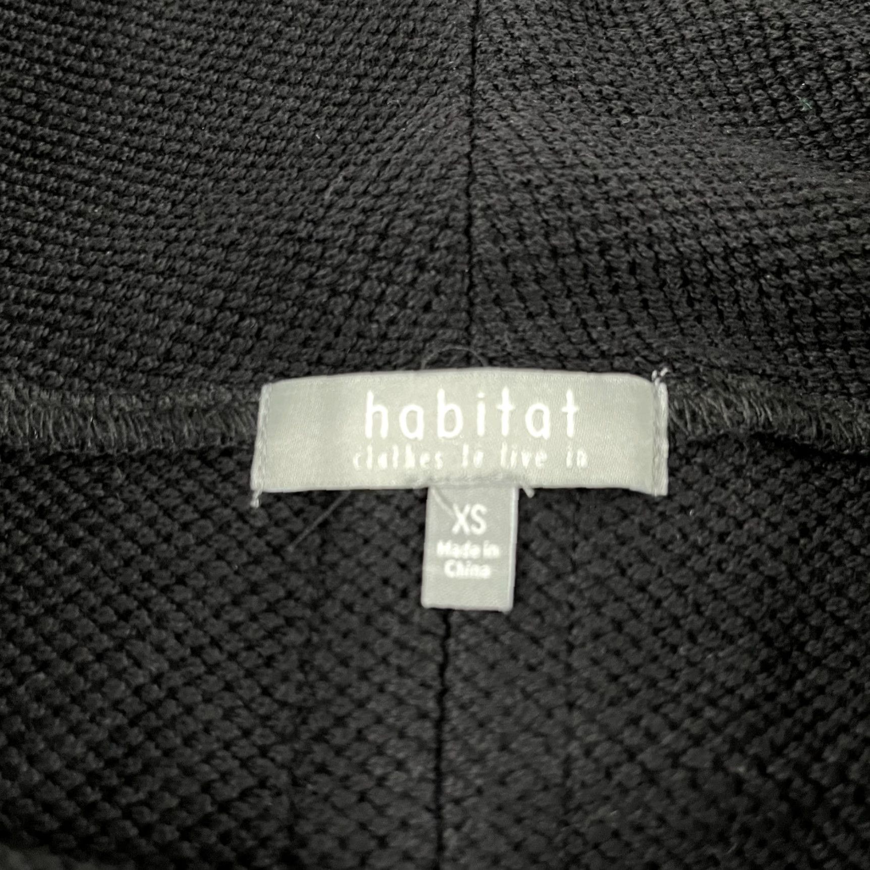 Habitat HABITAT Shirt Womens XS Black Oversized Button Detail Cowl Neck Clothes to Live Size XS / US 0-2 / IT 36-38 - 3 Thumbnail