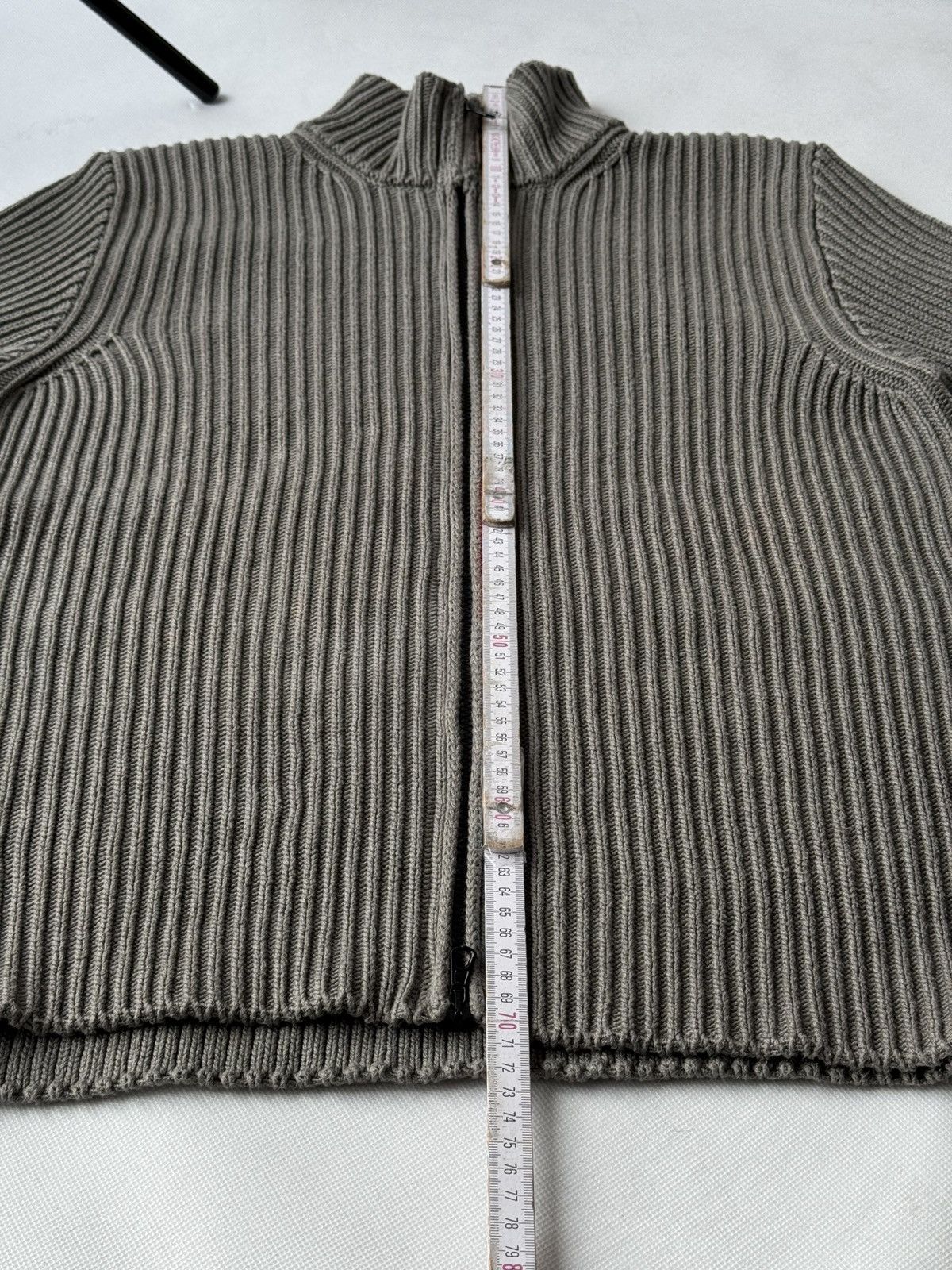 Stone Island Vintage Stone island Knitwear Zip Up Sweater Size US XL / EU 56 / 4 - 18 Thumbnail
