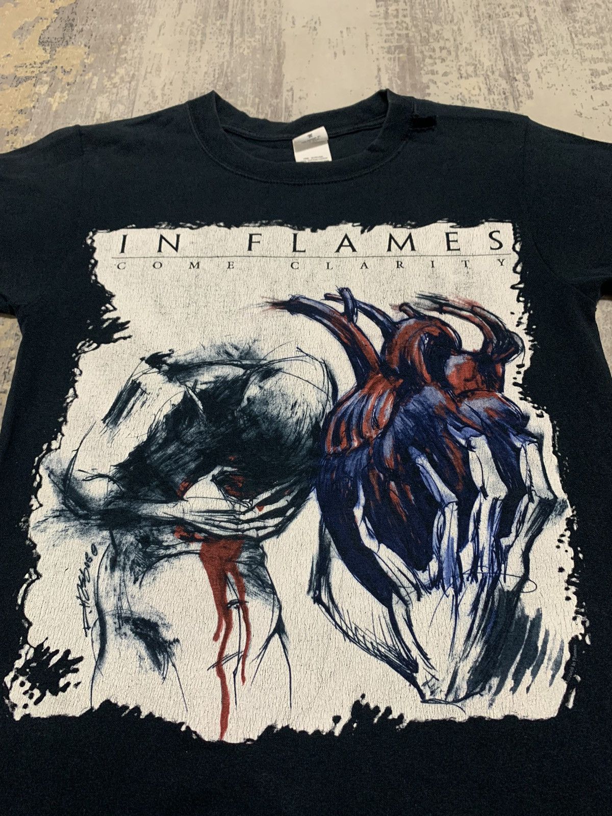 Band Tees Vintage Y2K In Flames Band Tee 2007 Come Clarity US Tour Size US S / EU 44-46 / 1 - 2 Thumbnail