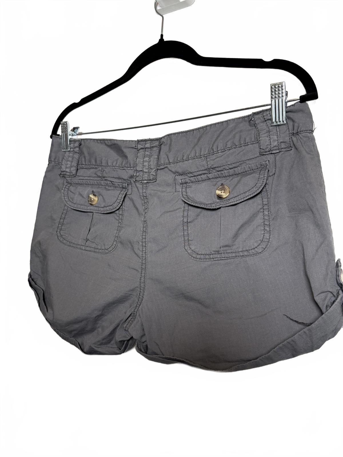 Mossimo Vintage Mossimo Gray Cargo Short Shorts Size 34" / US 12 / IT 48 - 4 Thumbnail