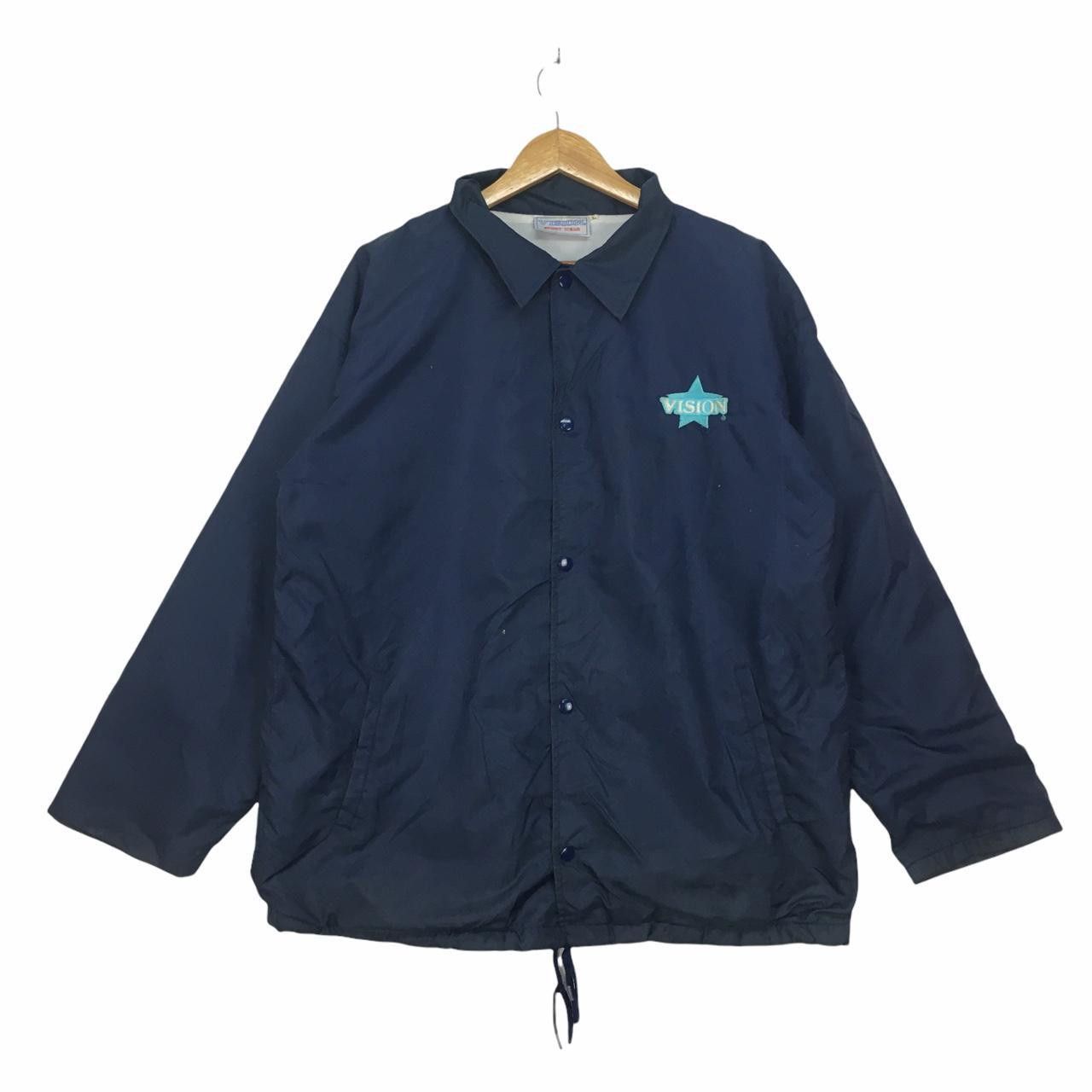 Vision Streetwear Vtg VISION SPORTSWEAR SKATEBOARD Snap Button Sweater Size US L / EU 52-54 / 3 - 1 Thumbnail