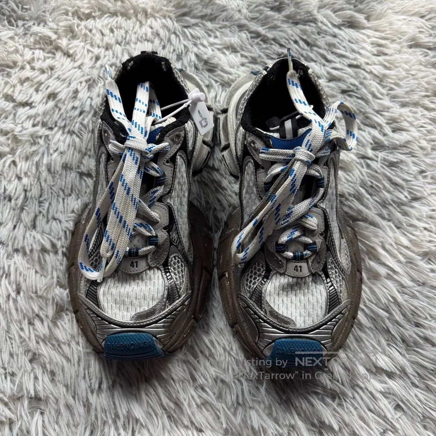 Balenciaga balenciaga vic limited edition blue sneakers. Size US 9 / EU 42 - 2 Thumbnail