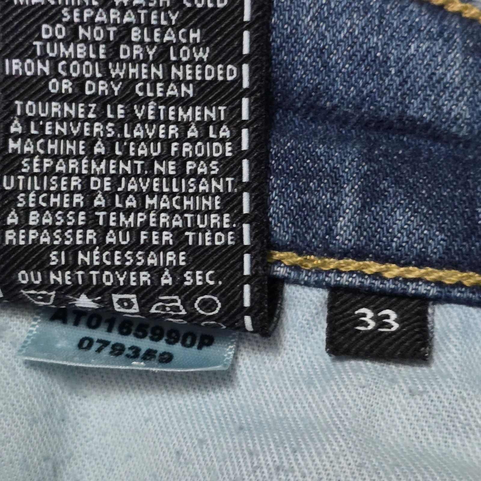 7 For All Mankind 7 For All Mankind Denim Jeans Women’s 33 Blue Casual Size 33" - 5 Thumbnail