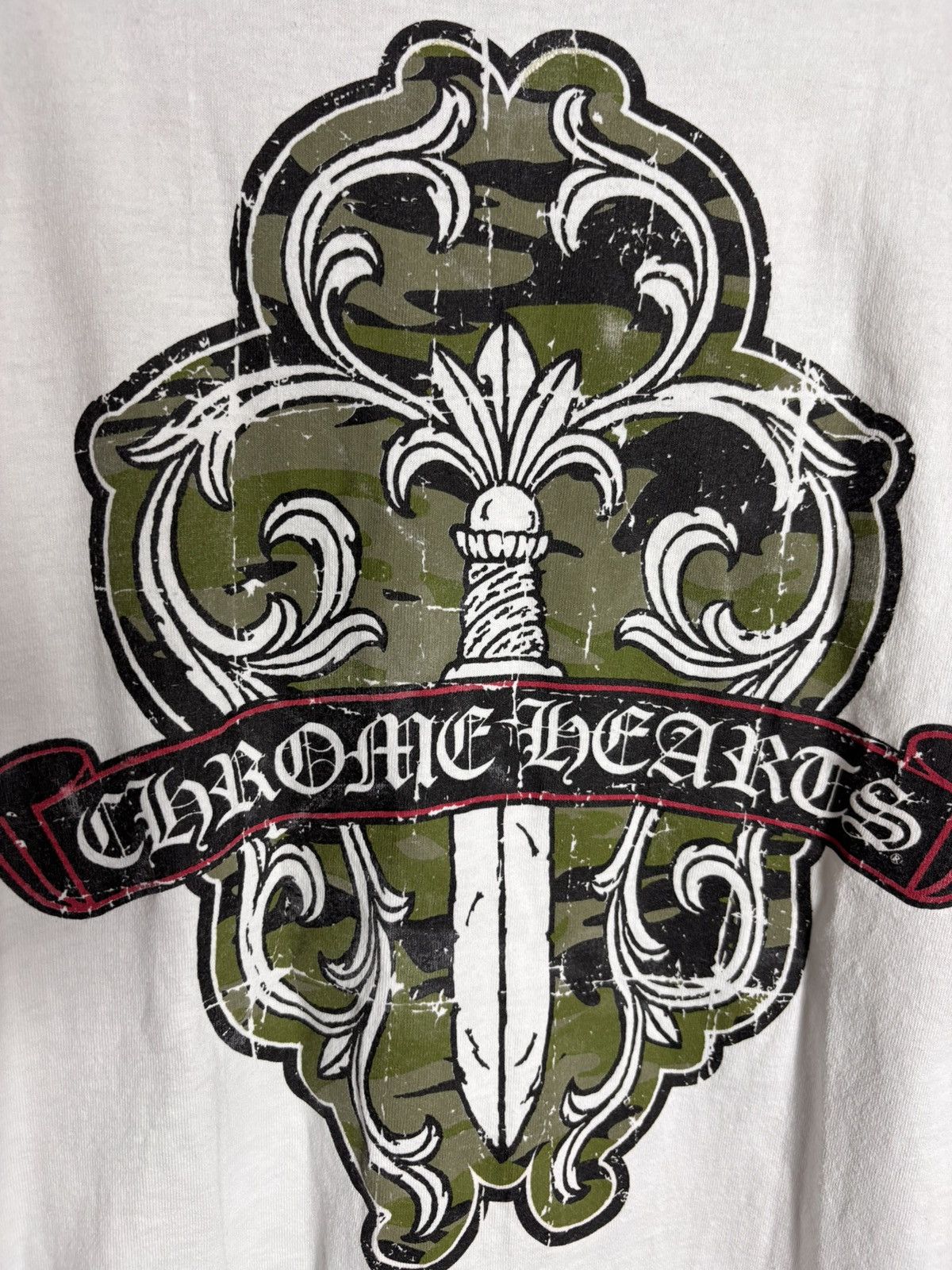 Chrome Hearts Chrome Hearts Floral Dagger Pocket Tee Size US M / EU 48-50 / 2 - 9 Thumbnail