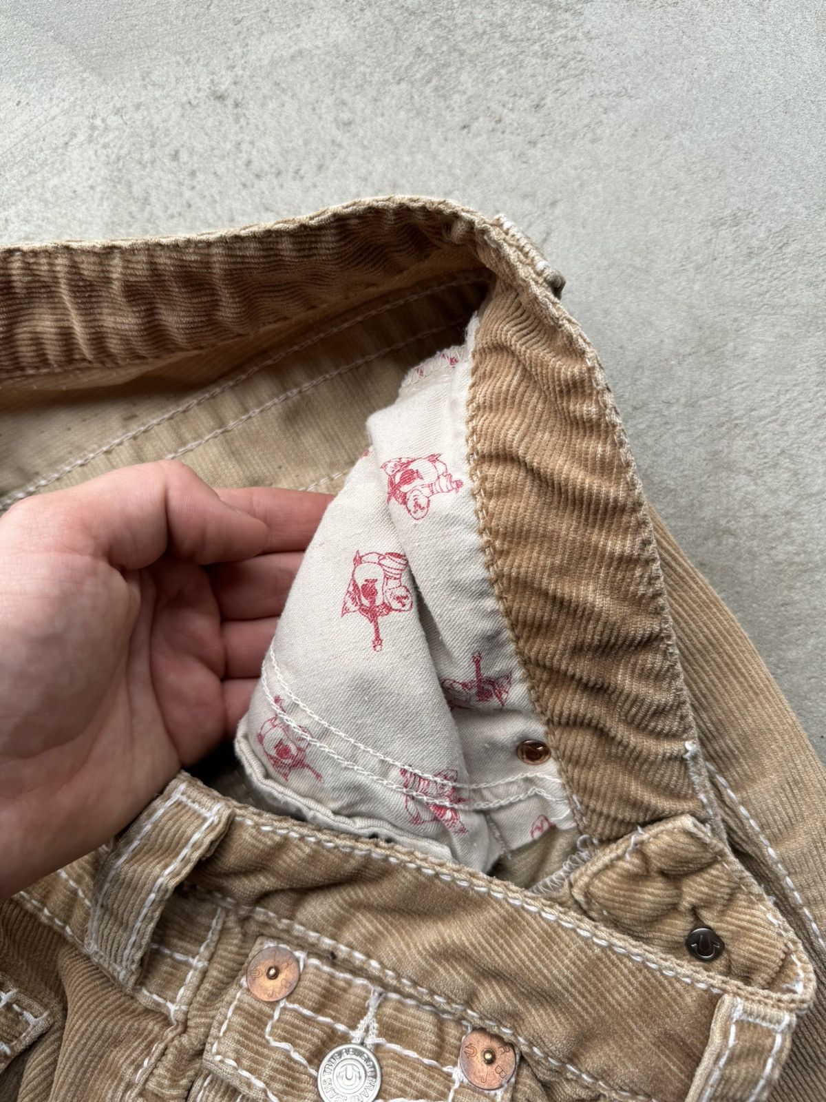True Religion True Religion Vintage Y2k Flared Courduroy Pants Size US 30 / EU 46 - 12 Thumbnail