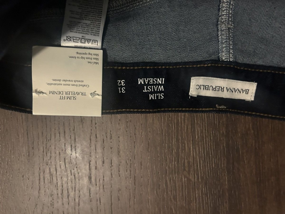 Banana Republic Banana Republic Slim Fit traveler Denim Size US 31 - 3 Thumbnail