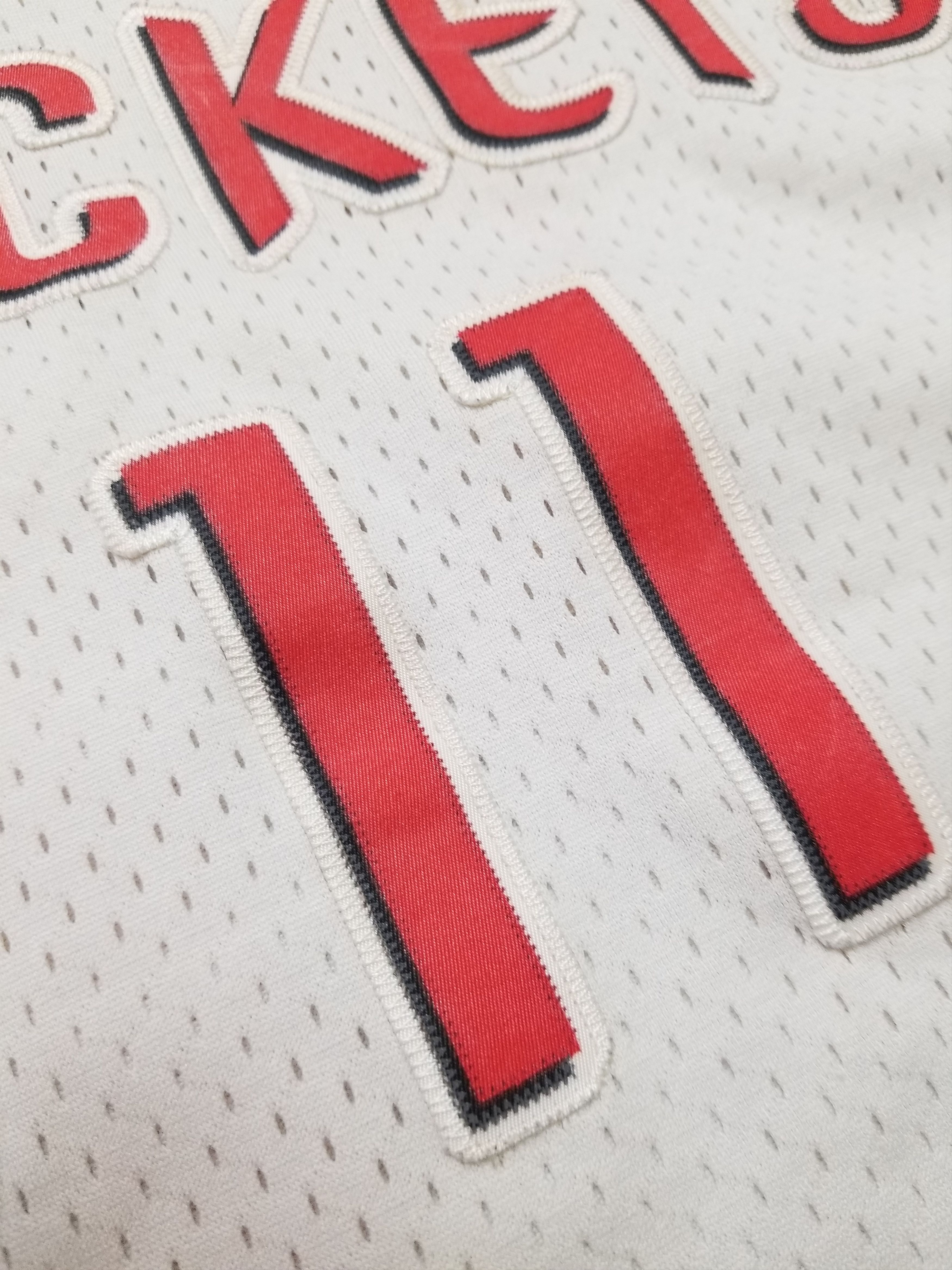 Nike Vintage Houston Rockets Yao Ming 11 White Swingman Jersey Size US XL / EU 56 / 4 - 14 Thumbnail