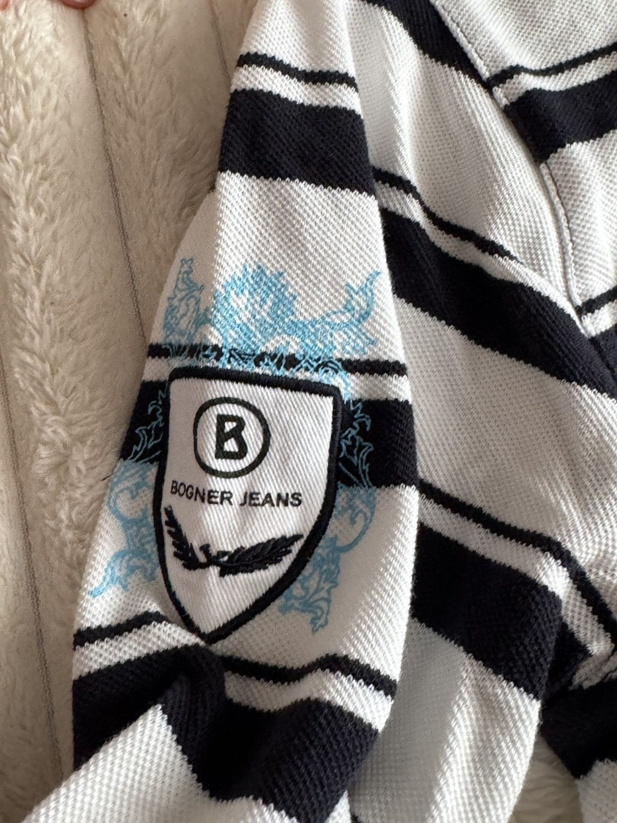 Bogner Vintage Bogner Jeans Rugby Polo Tshirt Size US M / EU 48-50 / 2 - 5 Thumbnail