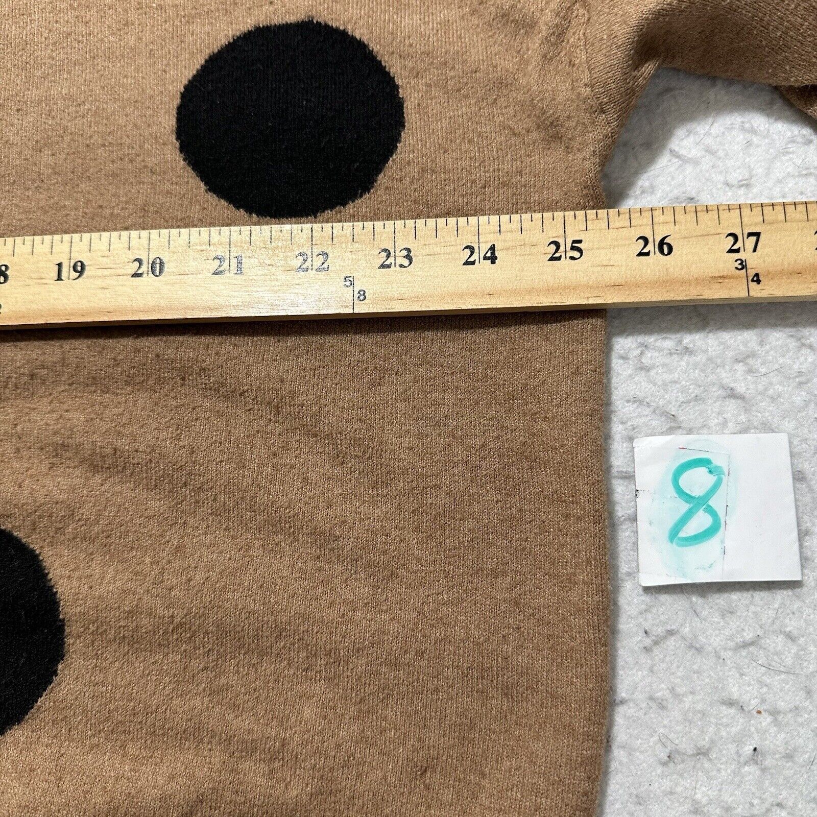 Other T Tahari =Large =Pullover Sweater Brown Black Polka Dot Size L / US 10 / IT 46 - 8 Thumbnail