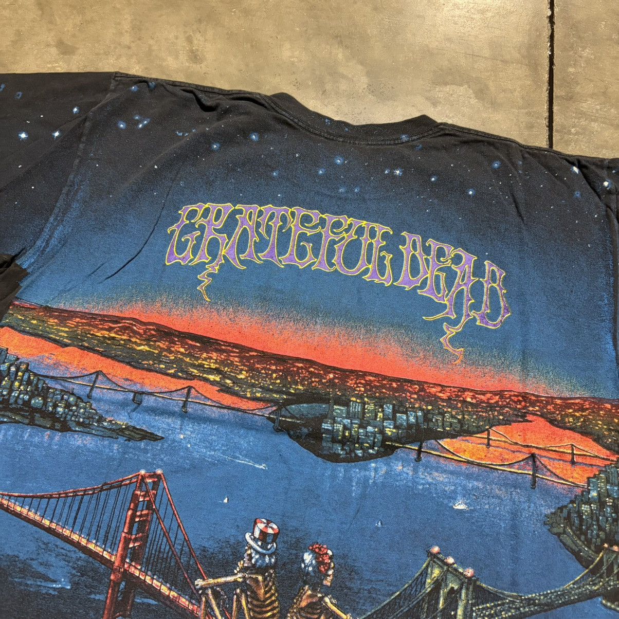 Grateful Dead Vintage 90s Grateful Dead Band T shirt San Francisco Bridge Size US XL / EU 56 / 4 - 10 Thumbnail