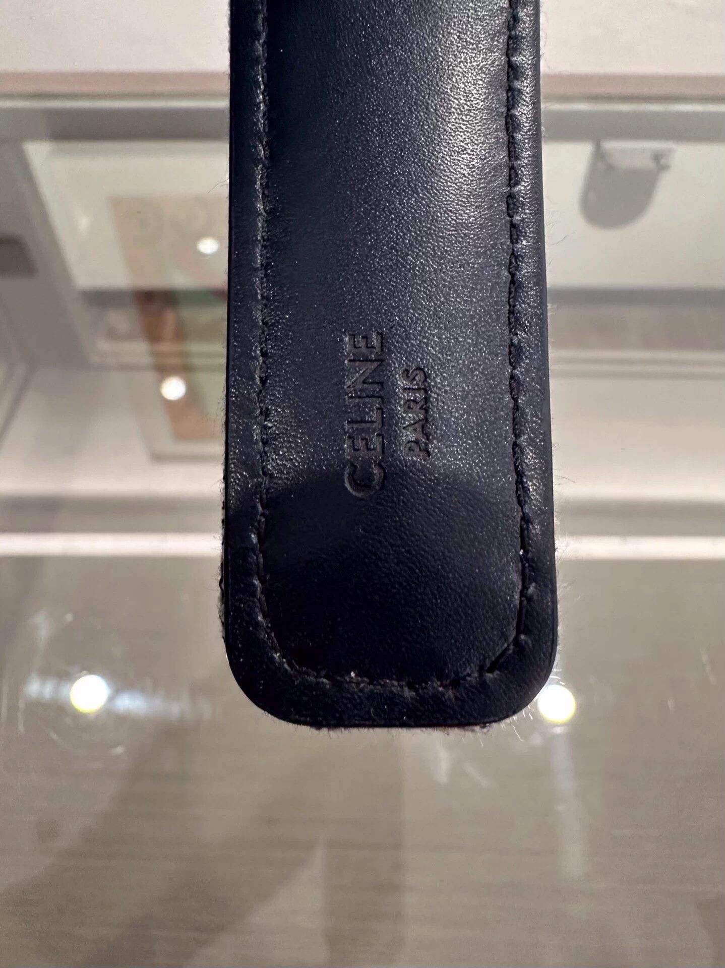 Celine Celine Triomphe Logo Denim Headband Size ONE SIZE - 6 Thumbnail