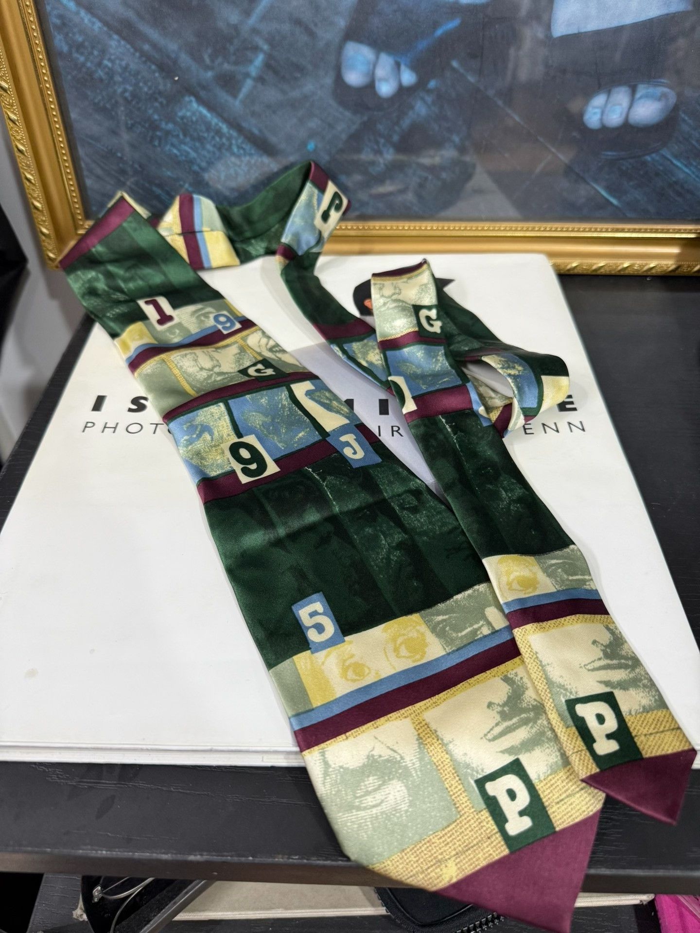 Jean Paul Gaultier Jean Paul Gaultier Pop Art Silk Tie Size ONE SIZE - 1 Thumbnail