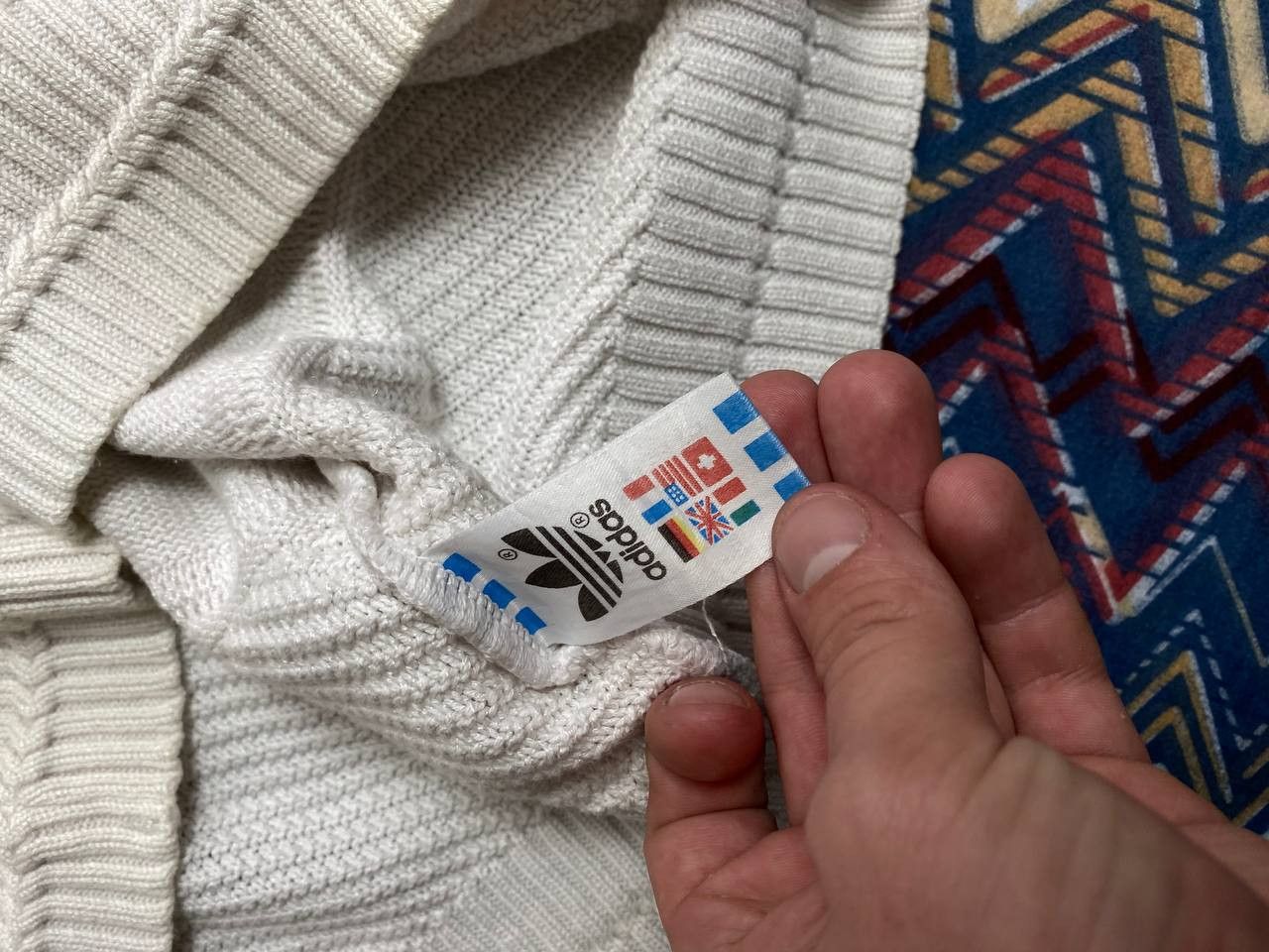 Adidas × Vintage ADIDAS Big Spell Out Logo Crewneck Sweatshirts Size US M / EU 48-50 / 2 - 4 Thumbnail