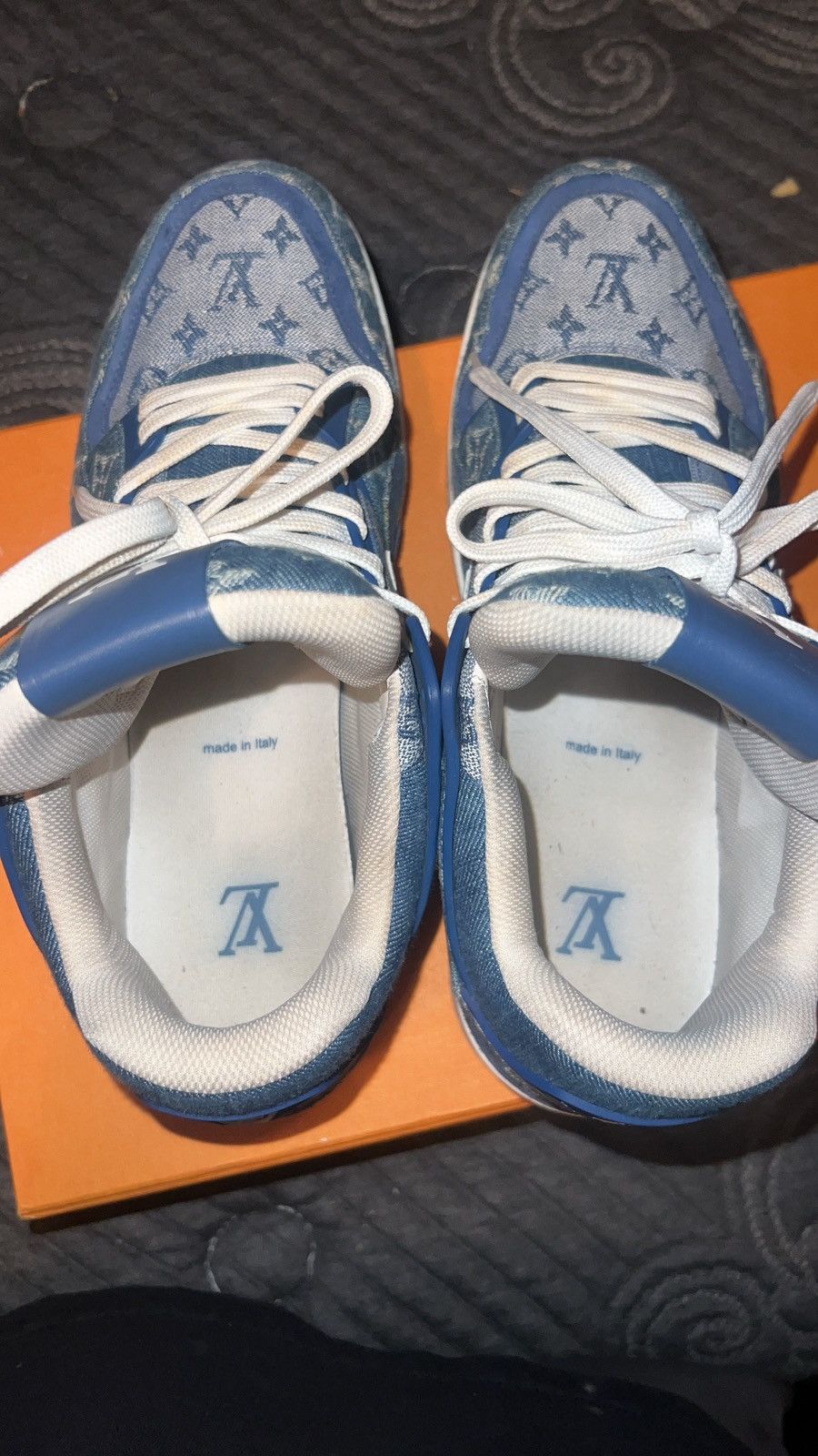 Designer × Louis Vuitton Louis Vuitton trainer monogram denim Size US 10 / EU 43 - 8 Thumbnail