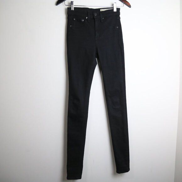 Rag & Bone Rag & Bone Flexi Nina Skinny Smooth & Sculpt Black Jeans Size 24" / US 00 / IT 34 - 1 Thumbnail