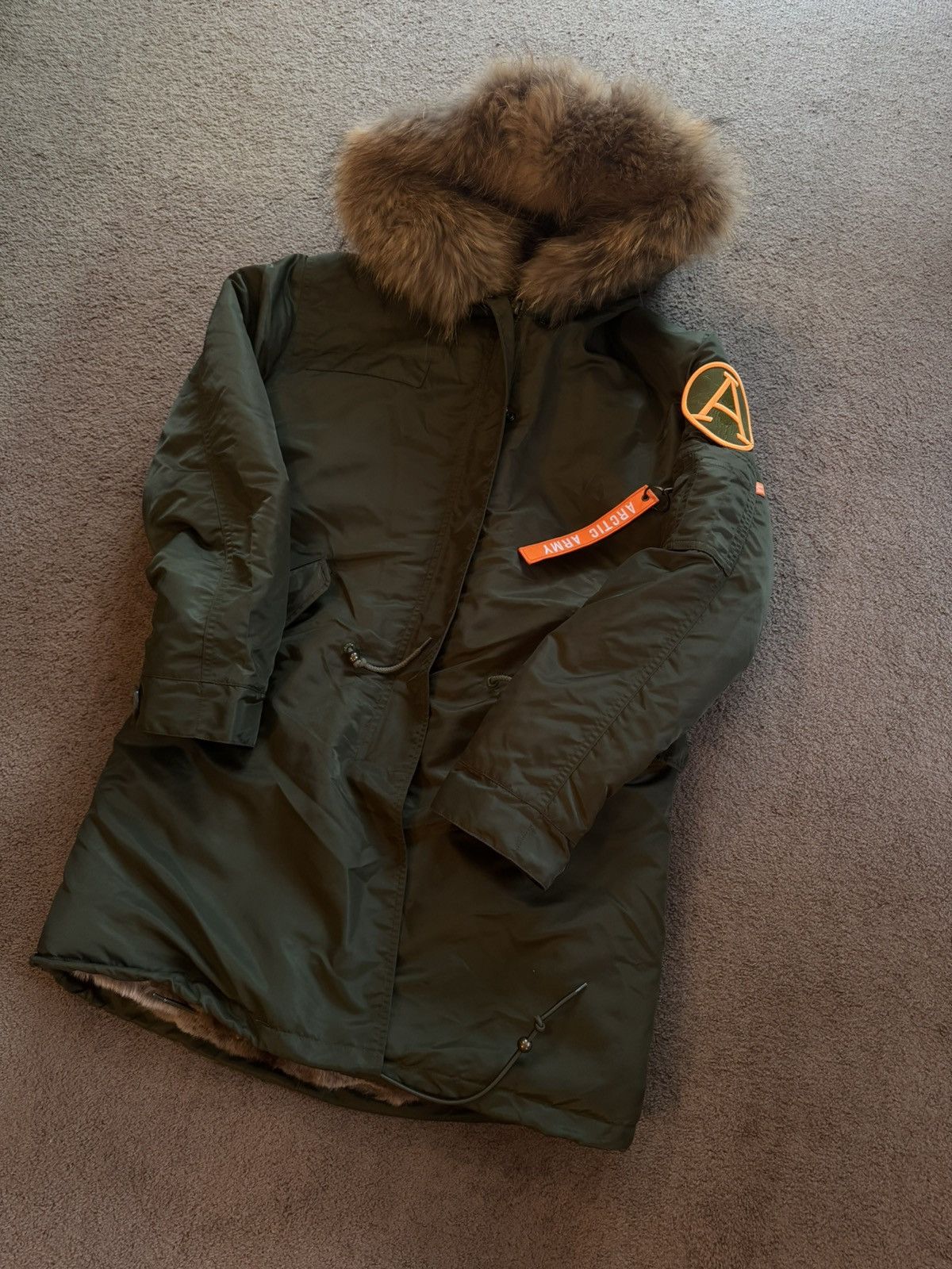 Other ARCTIC ARMY jacket STUDY sizes in photos by tape measure Size M / US 6-8 / IT 42-44 - 3 Thumbnail