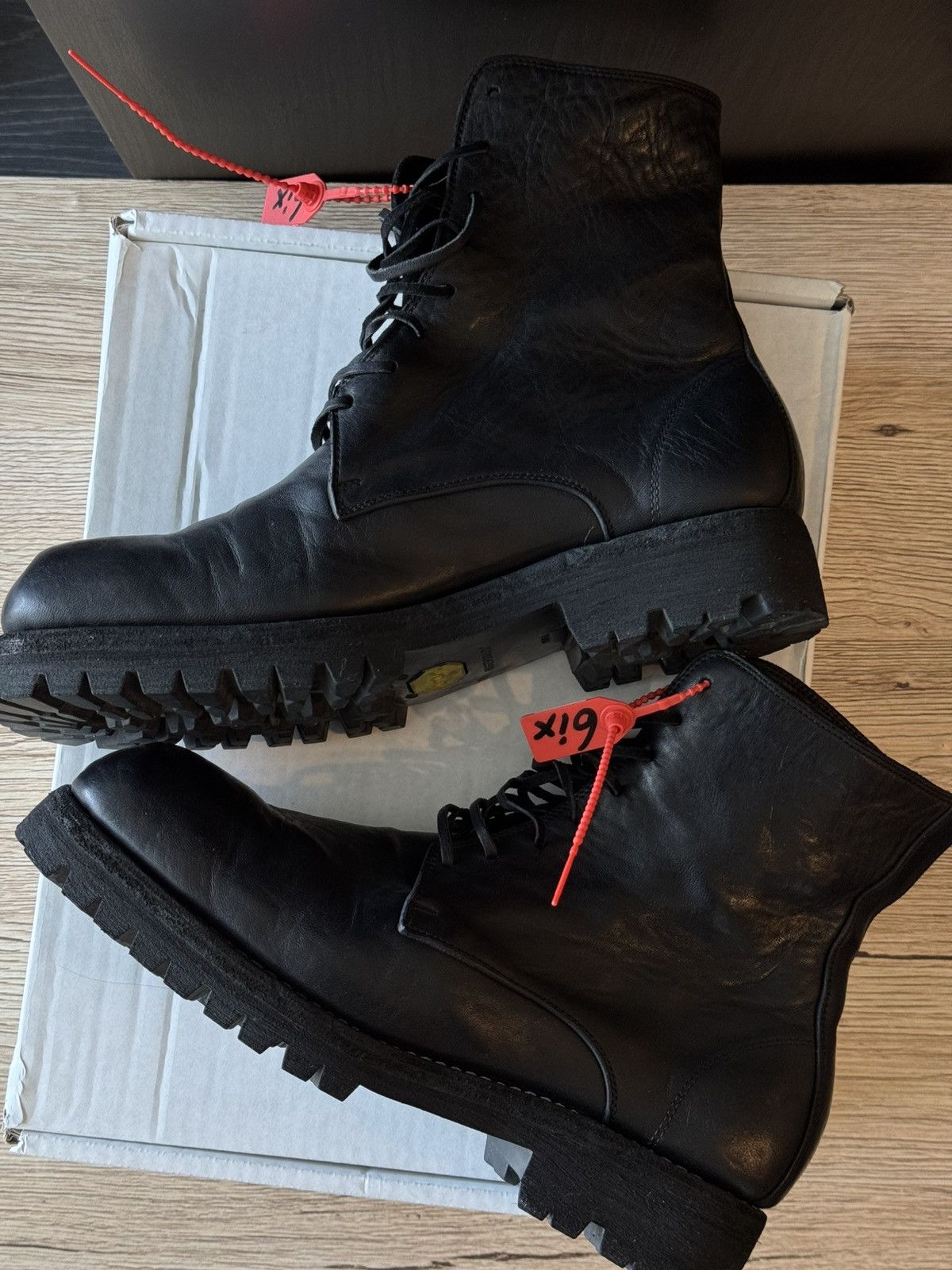 Guidi Guidi 79085V Ankle High Horse Leather All Black Boots Size US 10 / EU 43 - 6 Thumbnail