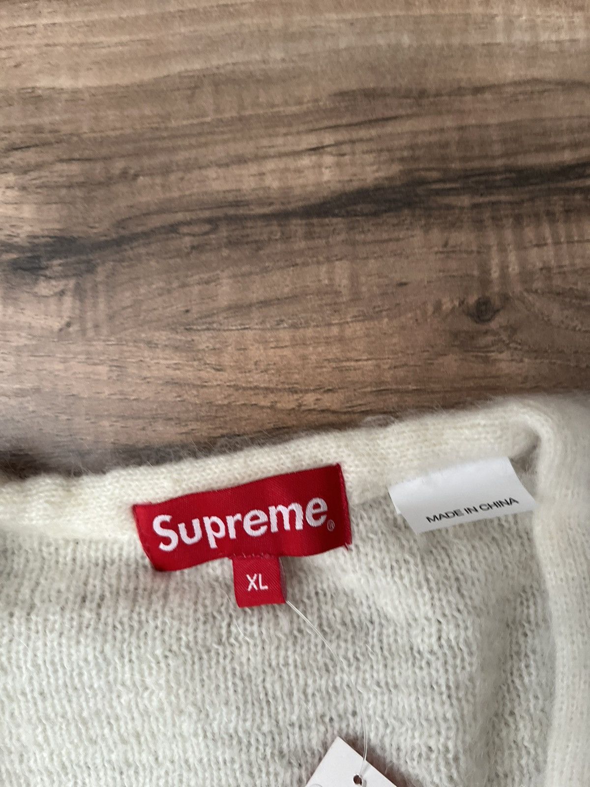 Supreme Supreme Brushed Grid Cardigan Size US XL / EU 56 / 4 - 6 Thumbnail