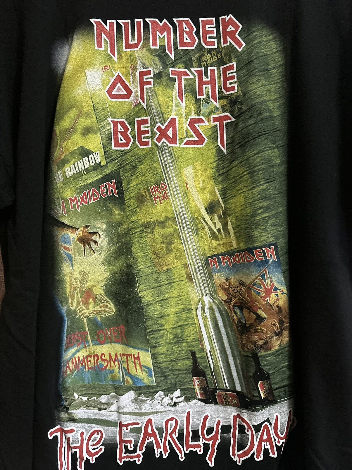 Band Tees × Vintage Iron maiden Size US S / EU 44-46 / 1 - 6 Thumbnail