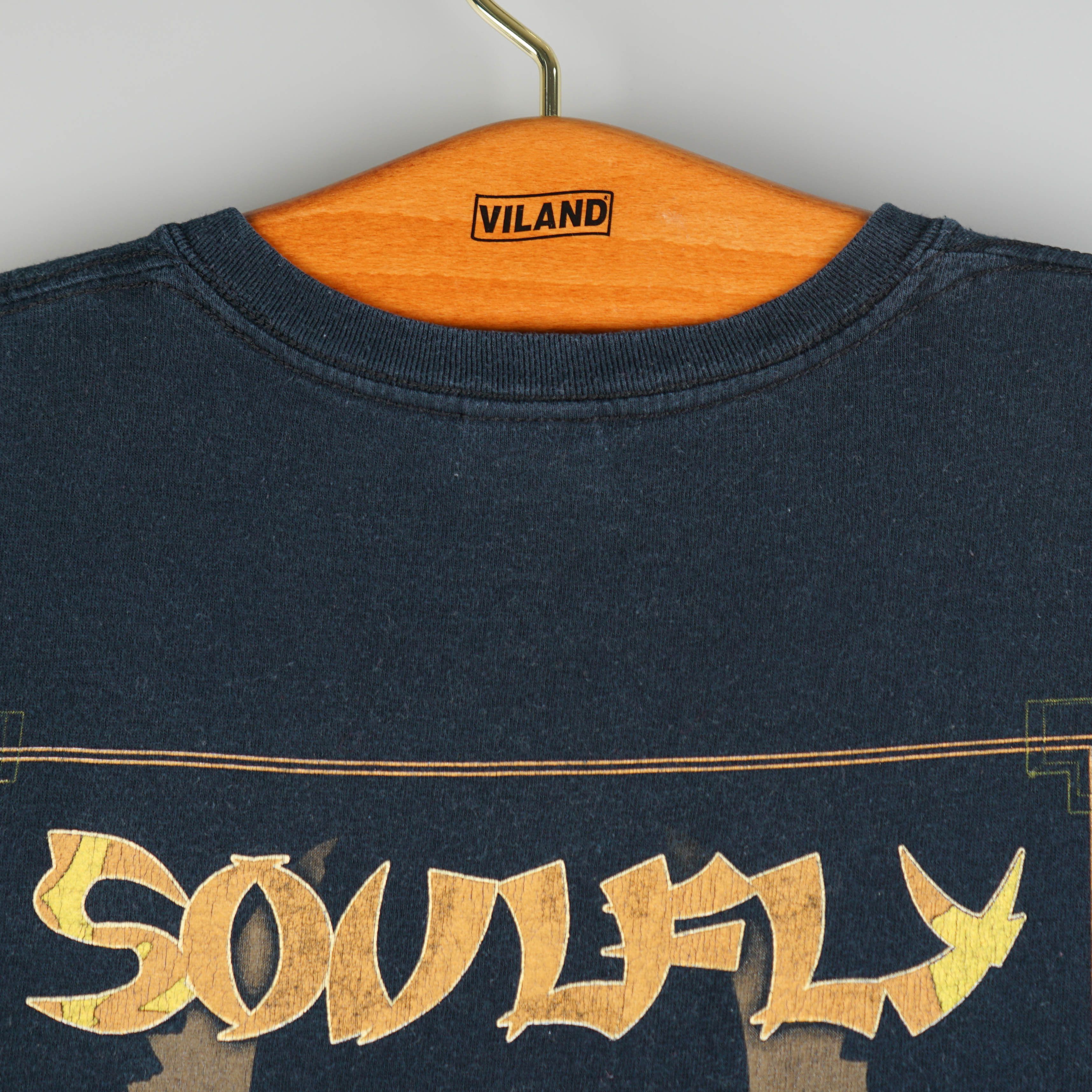 Band Tees × Vintage Vintage 2009 Soulfly Tour T-Shirt Size US XXL / EU 58 / 5 - 7 Thumbnail