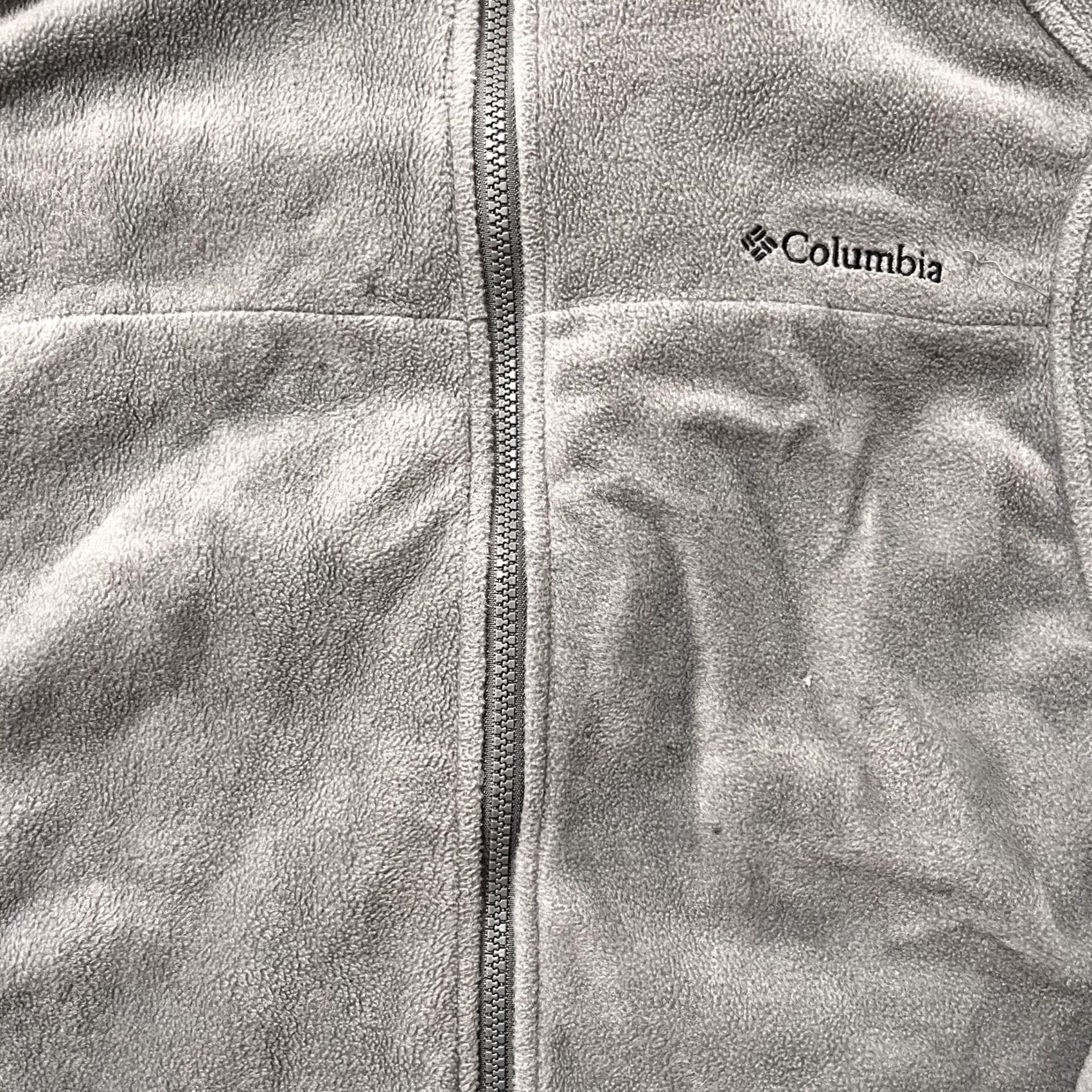 Vintage Columbia Interchange Fleece Jacket Mens Large Gray Full Zip Pockets Outdoor Hiking Walking Size US L / EU 52-54 / 3 - 2 Thumbnail