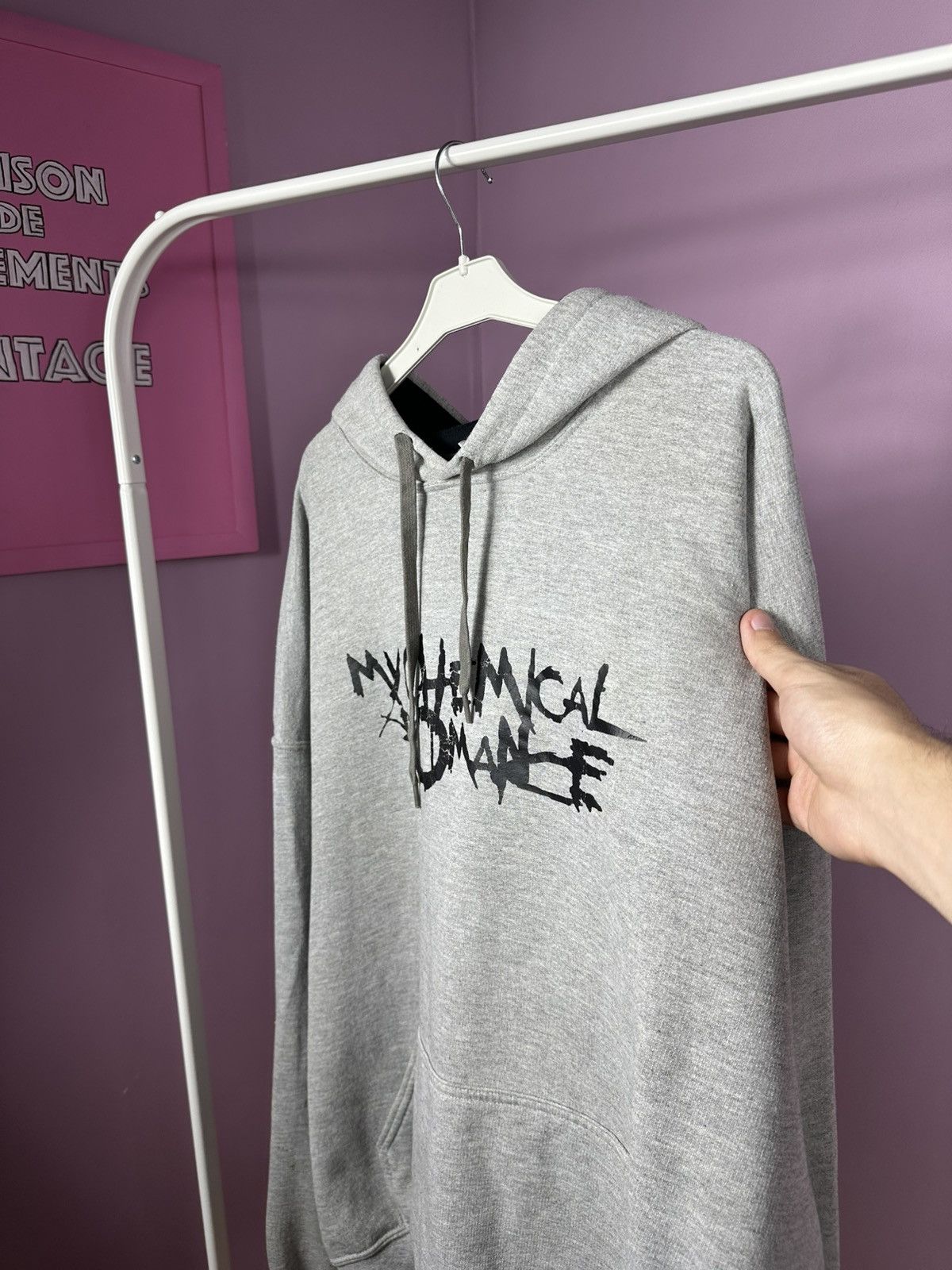 Gildan Vintage MCR My Chemical Romance Hoodie Spider Printed Size US XXL / EU 58 / 5 - 17 Thumbnail