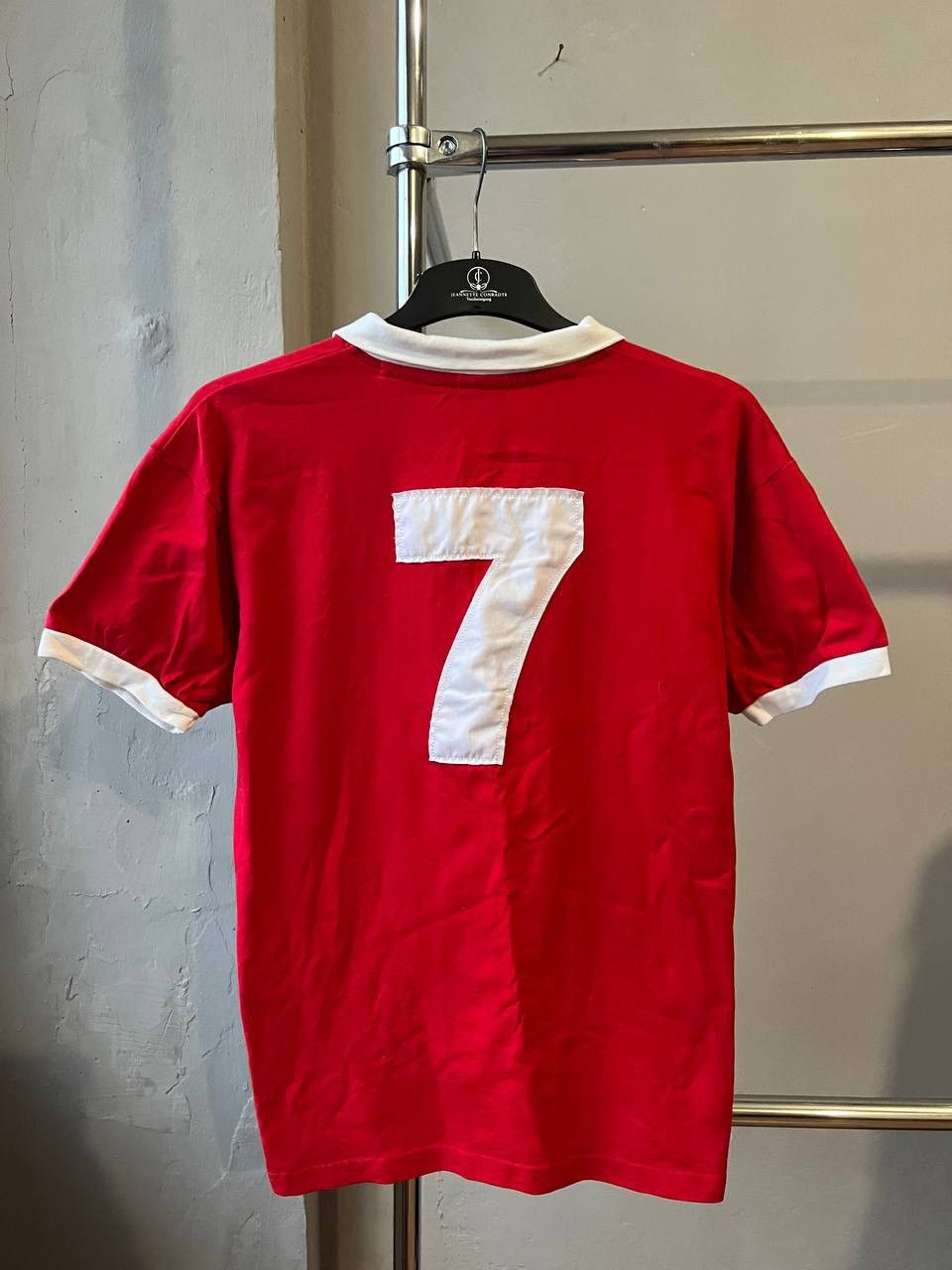 Vintage 1973 REMAKE MANCHESTER UNITED #7 HOME SOCCER JERSEY SHIRT M Size US M / EU 48-50 / 2 - 11 Thumbnail