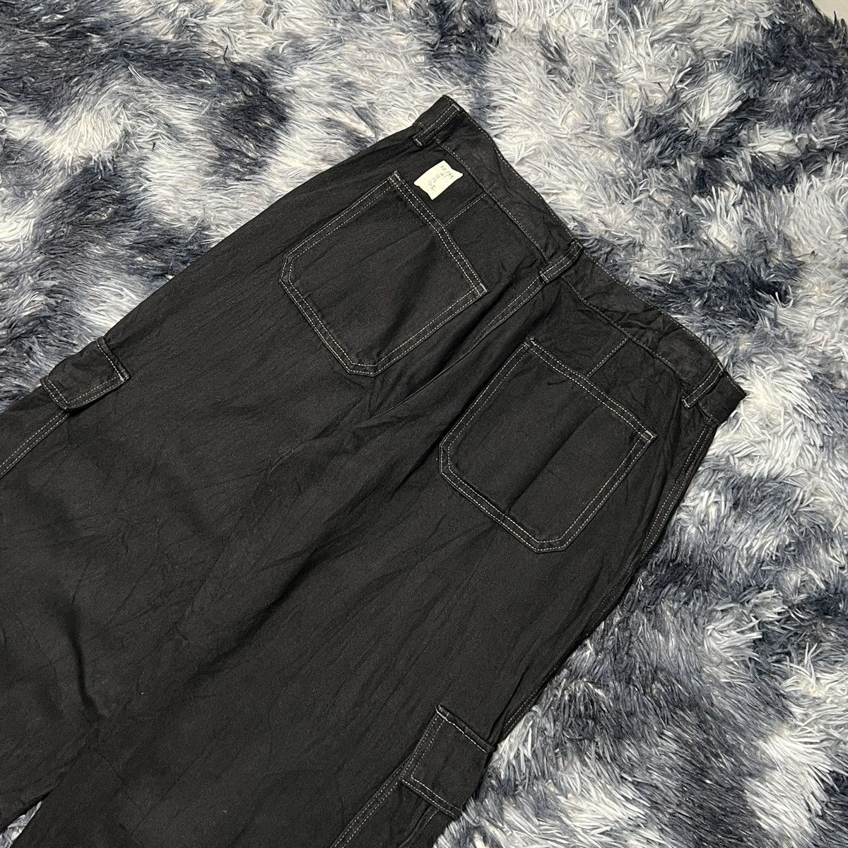 GU GU Wide Loose Baggy Denim Cargo Pants Size US 32 / EU 48 - 4 Thumbnail