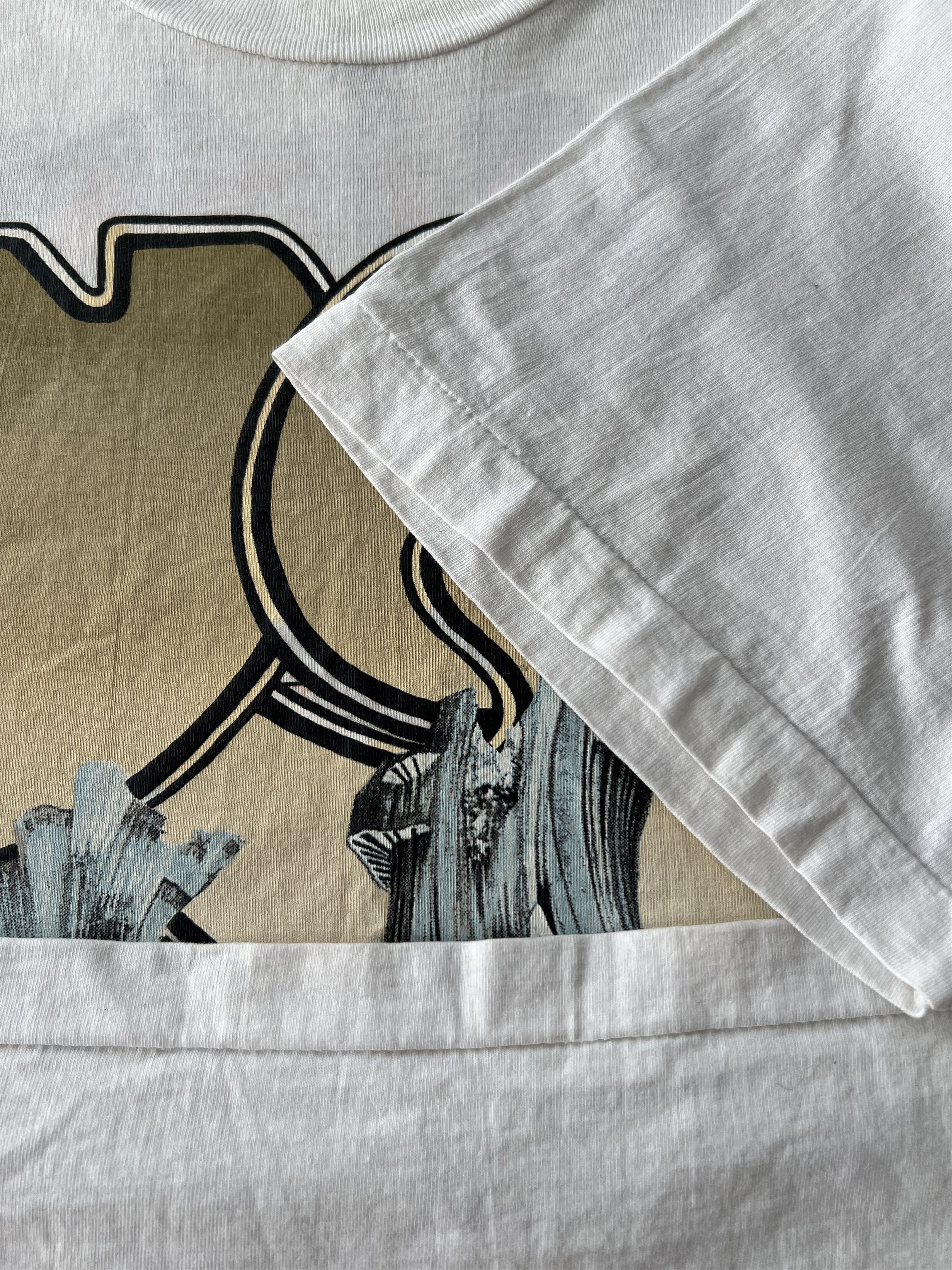 Band Tees Vintage 1991 Yes Band Relayer World Tour White T-shirt Size US XL / EU 56 / 4 - 10 Thumbnail