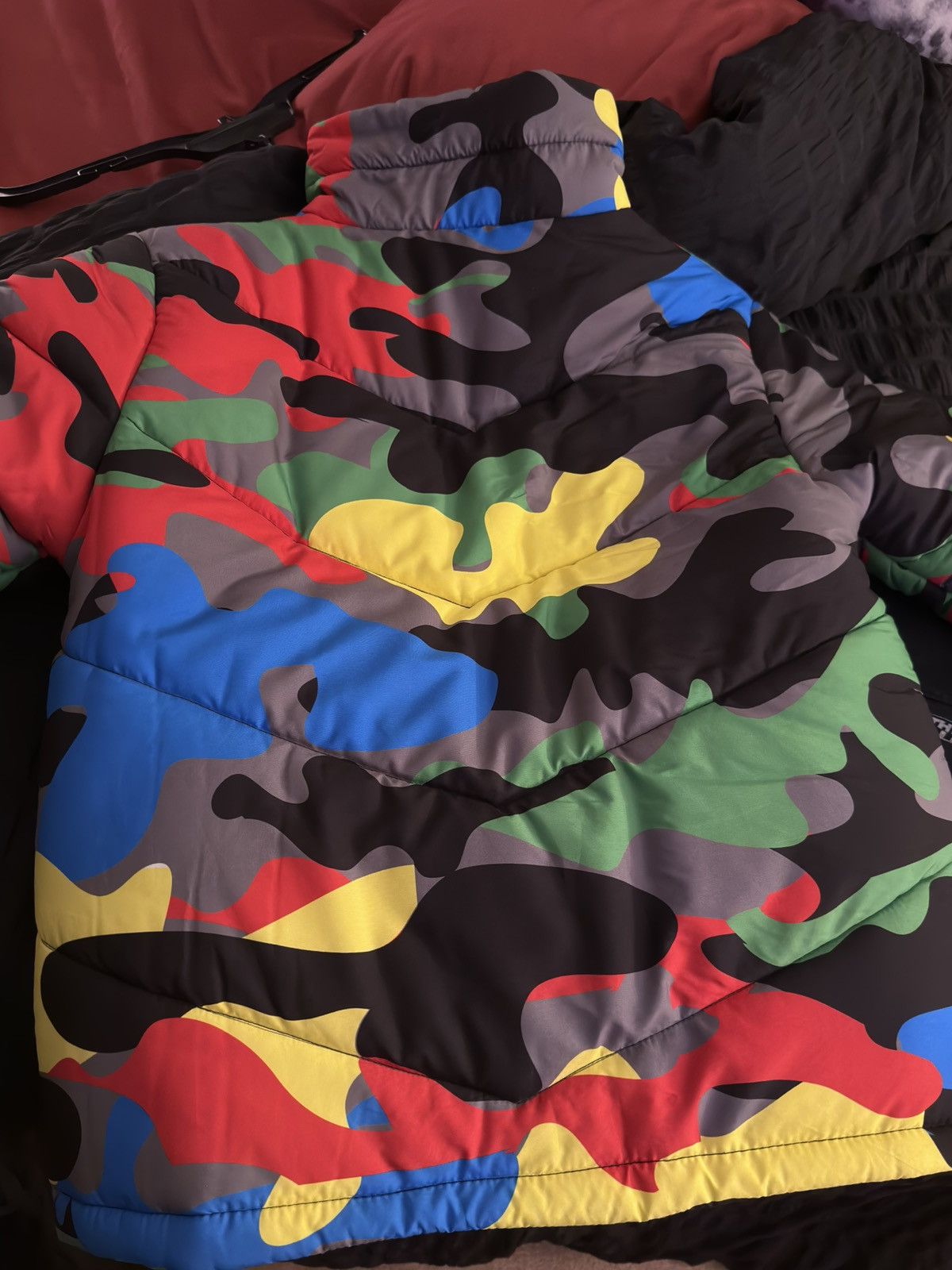 Other Filthy Wealth Brand Multi Camo Puff Jacket Size US L / EU 52-54 / 3 - 4 Thumbnail