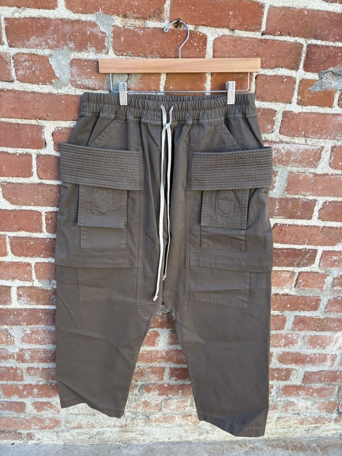 Rick Owens Drkshdw Rick Owen DrkShdw Creatch Cargo Pants Size US 34 / EU 50 - 1 Thumbnail