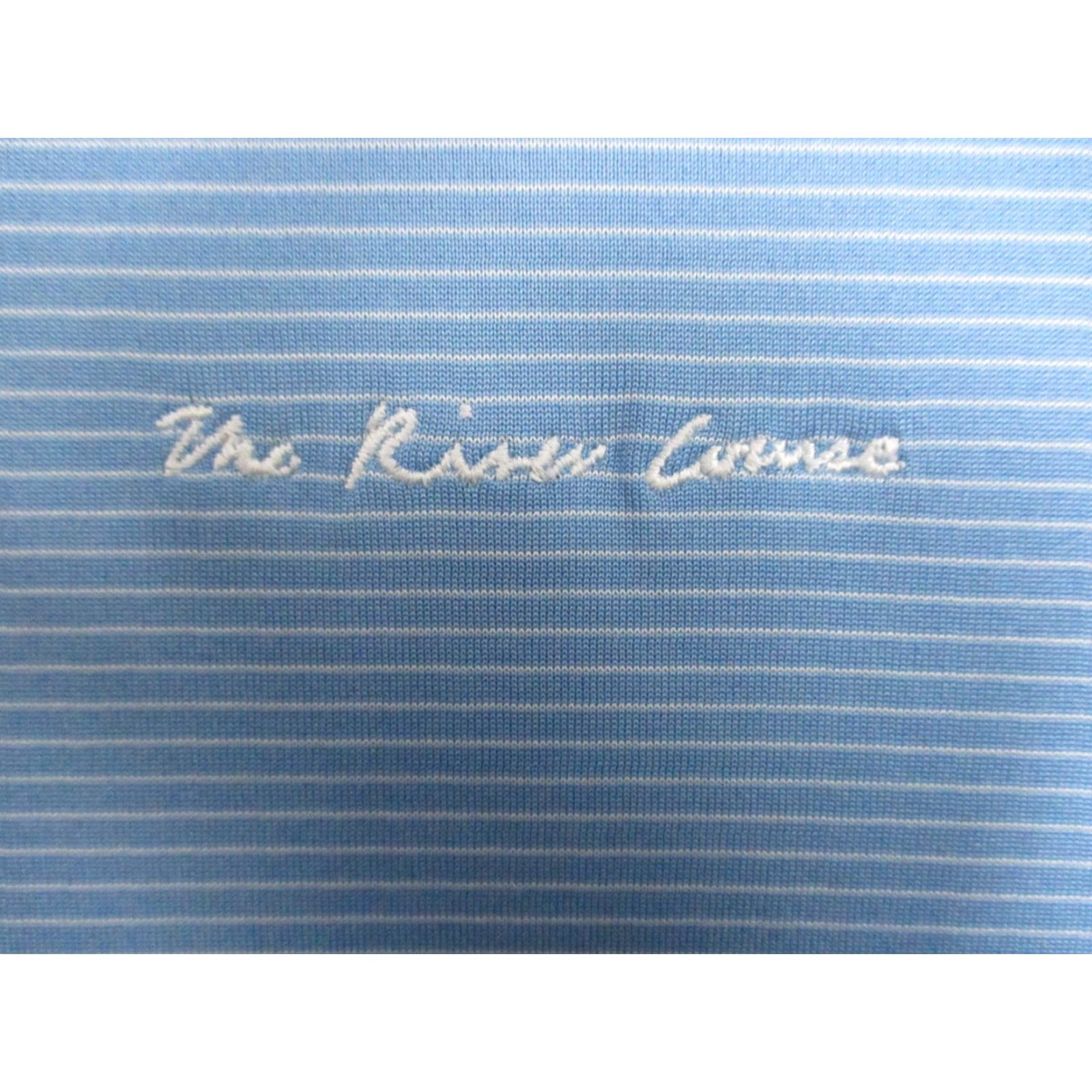 Vintage Polo Shirt XL Men Blue Short Sleeve The River Course Peter Millar Summer Comfort Polo Shirt Men XL Blue Short Sleeve The River Course Size US XL / EU 56 / 4 - 2 Thumbnail