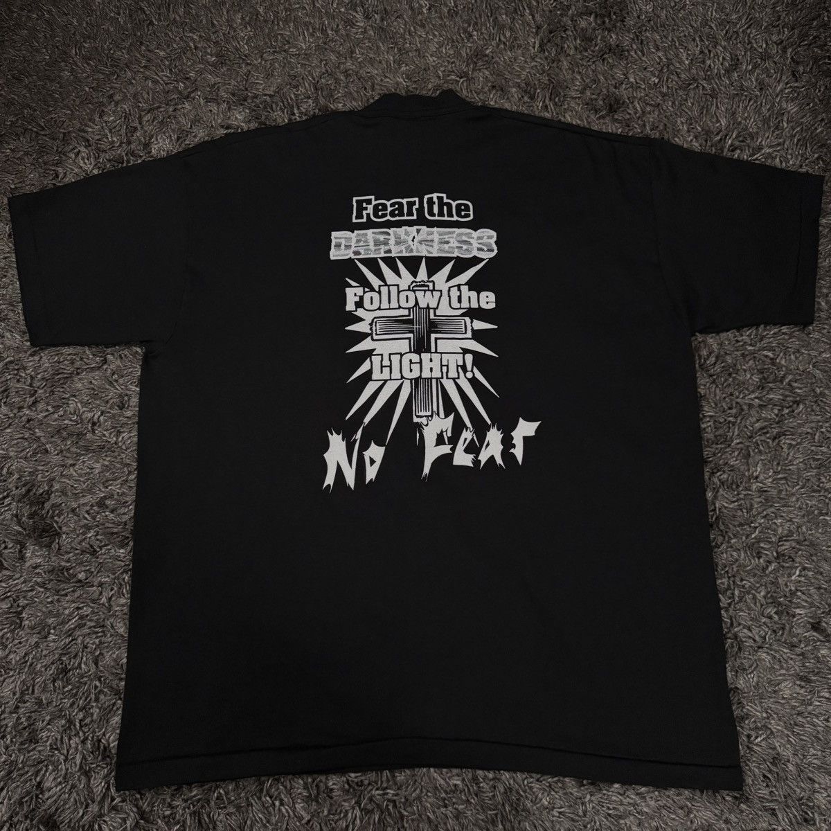 Fruit Of The Loom Vintage 90s Jesus Tee Size US XXL / EU 58 / 5 - 10 Thumbnail
