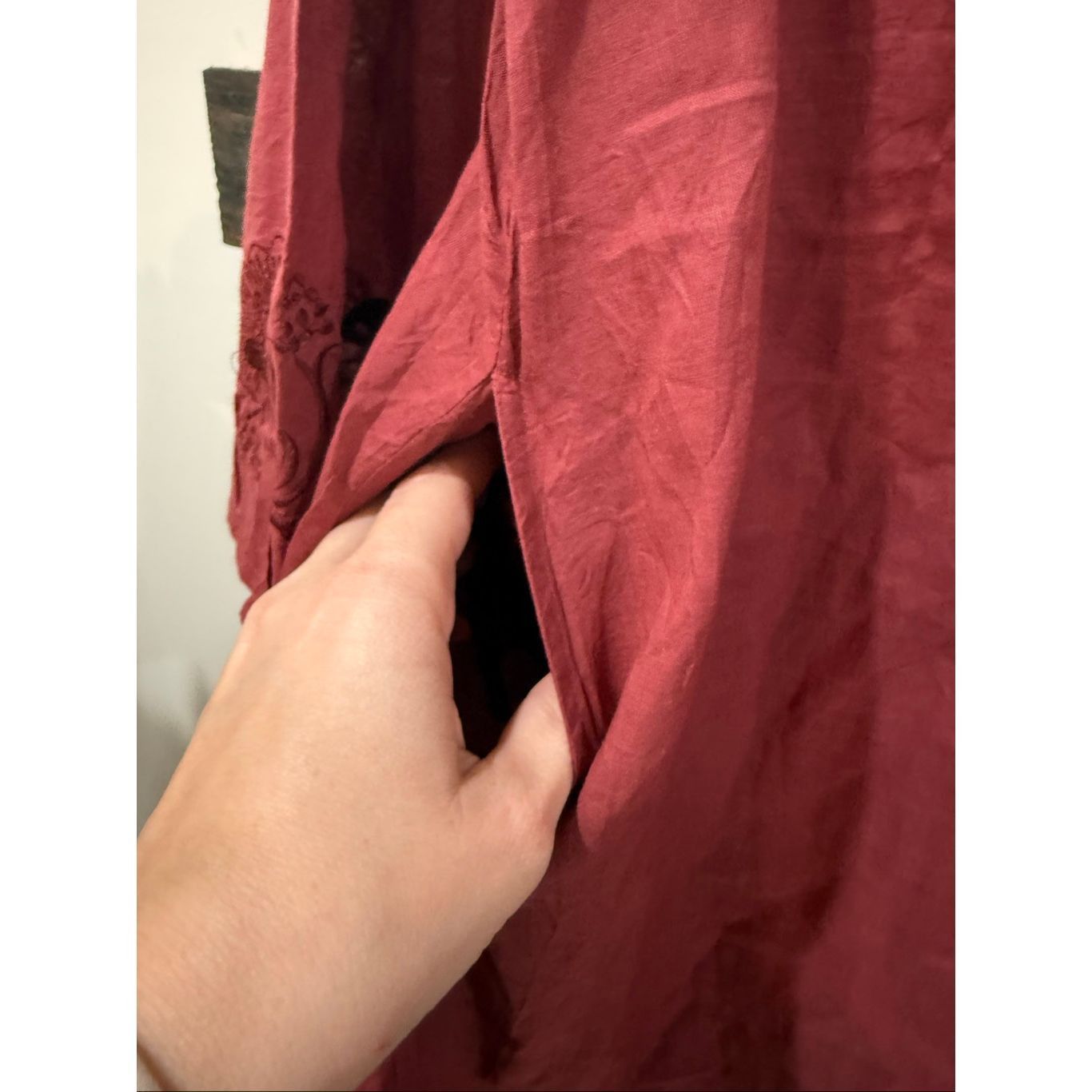 Guru Gudrun Sjoden button front tunic blouse pockets size Large Size L / US 10 / IT 46 - 5 Thumbnail