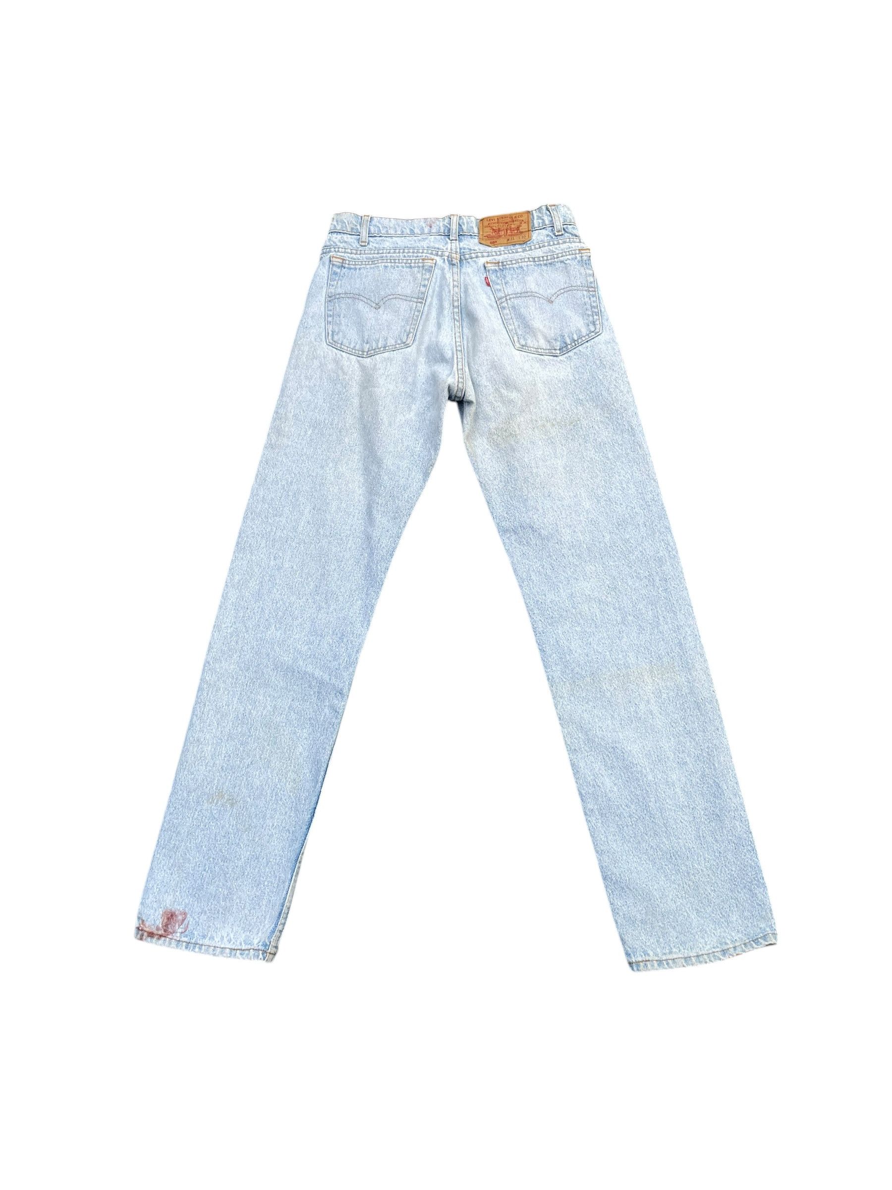 Levi's Vintage 1992 Levis 505 e Stone Wash Denim Size US 30 / EU 46 - 4 Thumbnail