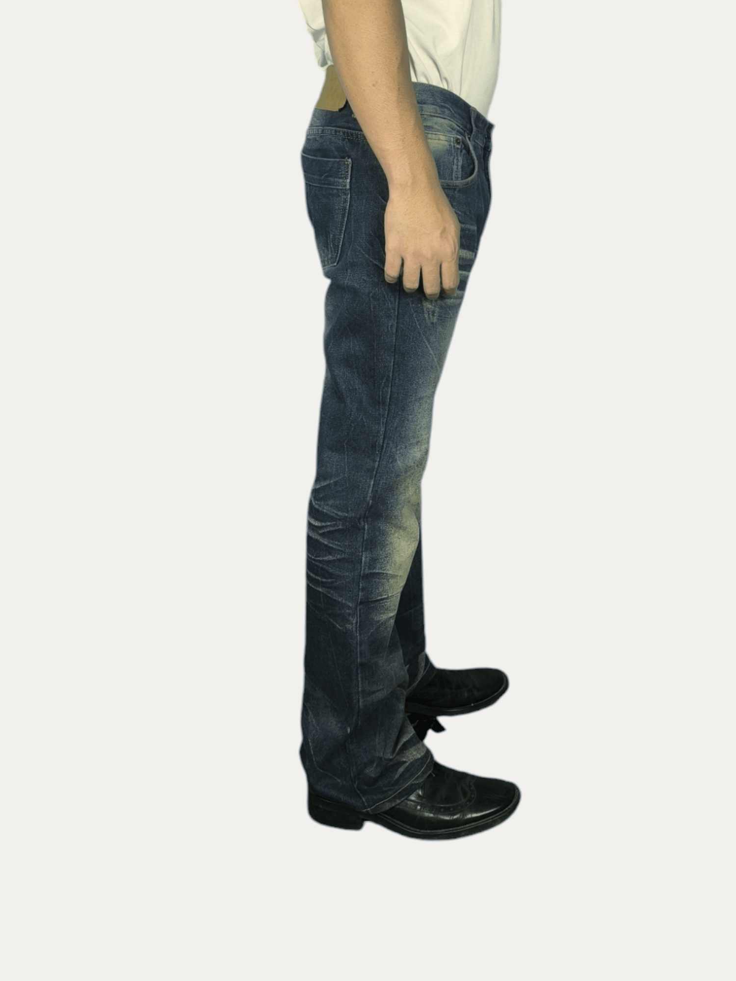If Six Was Nine × Japanese Brand × Vintage Japan brand Muddy Claw Mark flared Jeans Ifsixwasnine Style Size US 33 - 10 Thumbnail