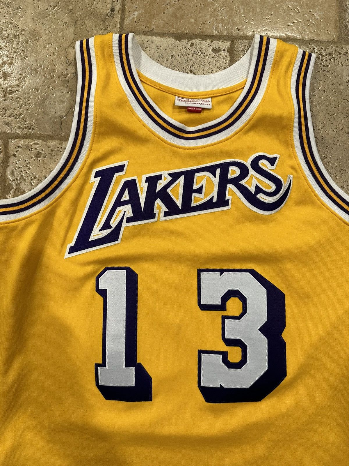Mitchell & Ness × NBA Mitchell & Ness NBA LA Lakers Wilt Chamberlain 1972 Jersey Size US M / EU 48-50 / 2 - 6 Thumbnail