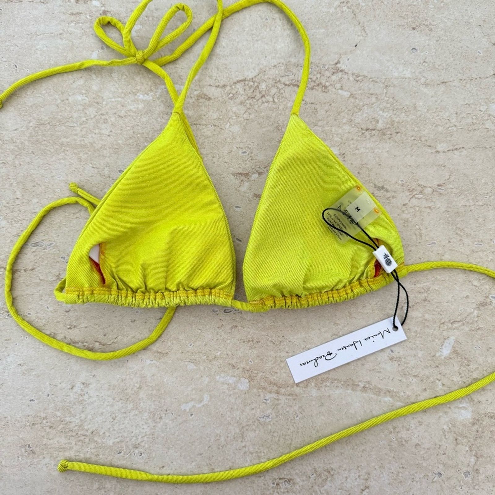 Other NWT!! Monica Hansen Green Swim Top, Shimmer, Size M Size M / US 6-8 / IT 42-44 - 5 Thumbnail