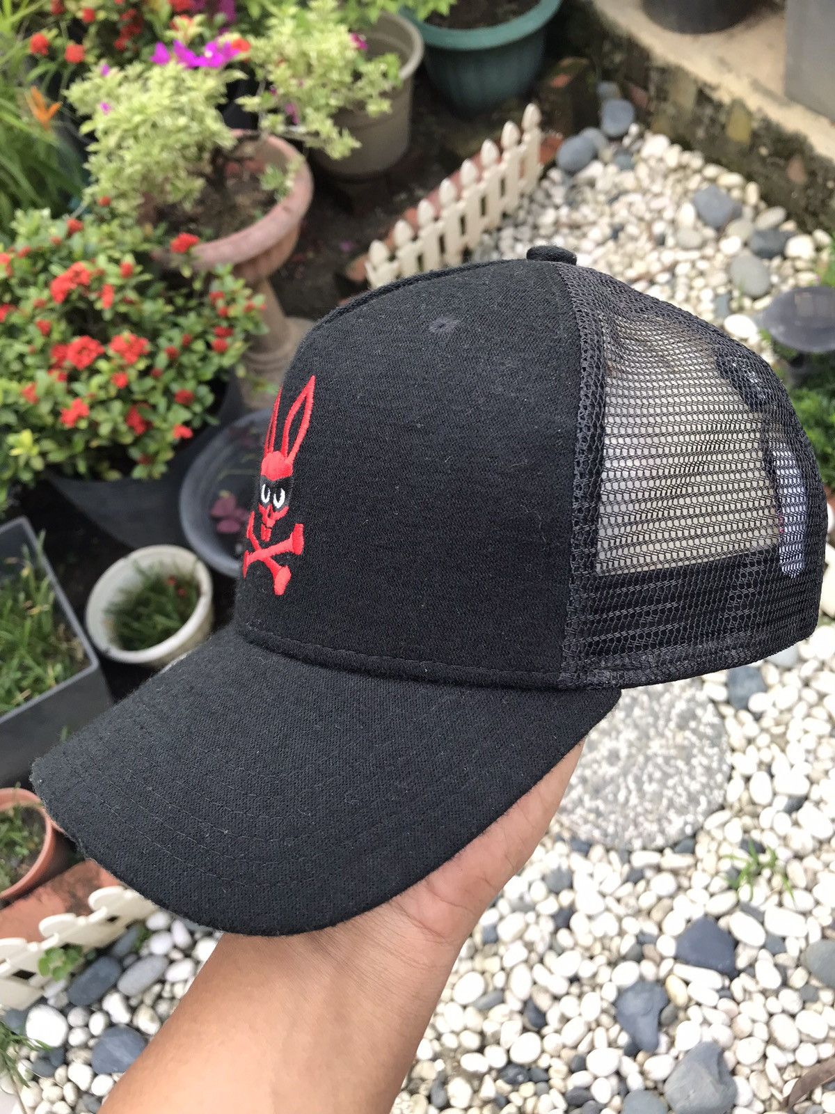 Designer PSYCHO BUNNY CAP HAT BY ROBERT GODLEY Size ONE SIZE - 2 Thumbnail