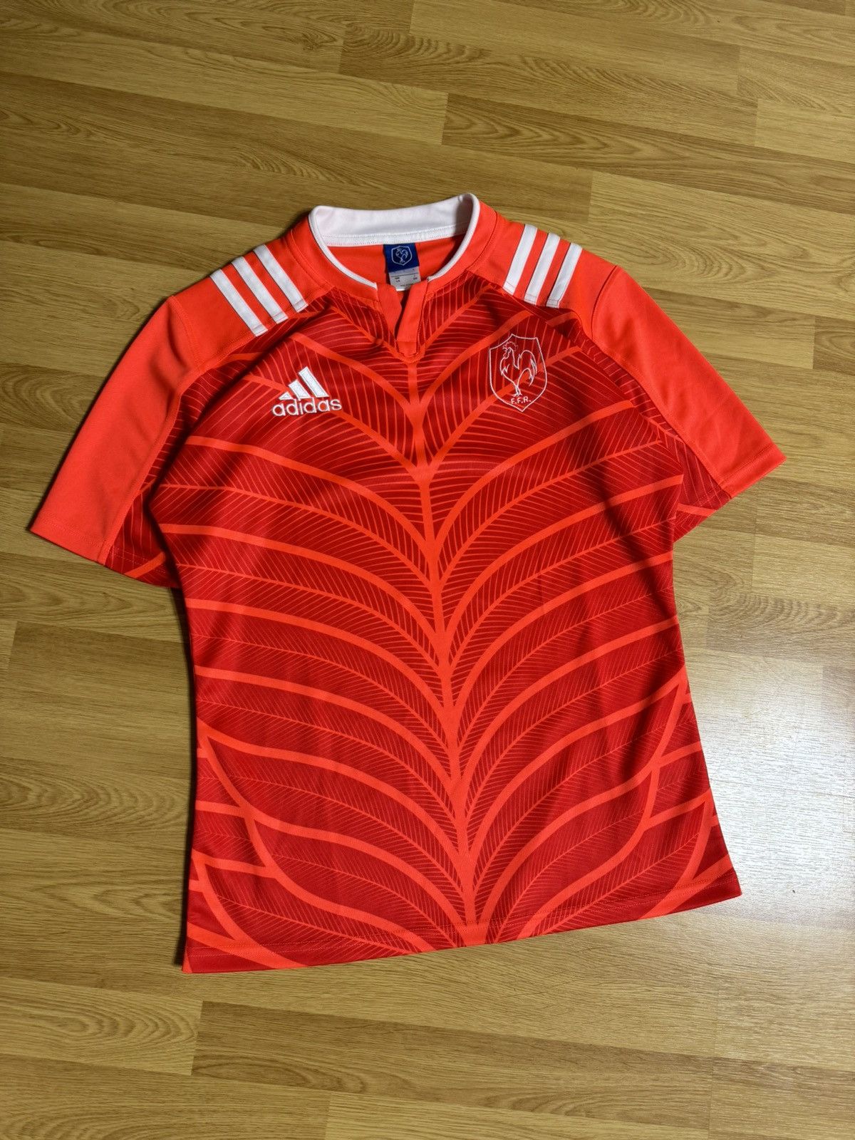 Adidas Adidas France Soccer Jersey F.F.R 2014 Size US L / EU 52-54 / 3 - 5 Thumbnail